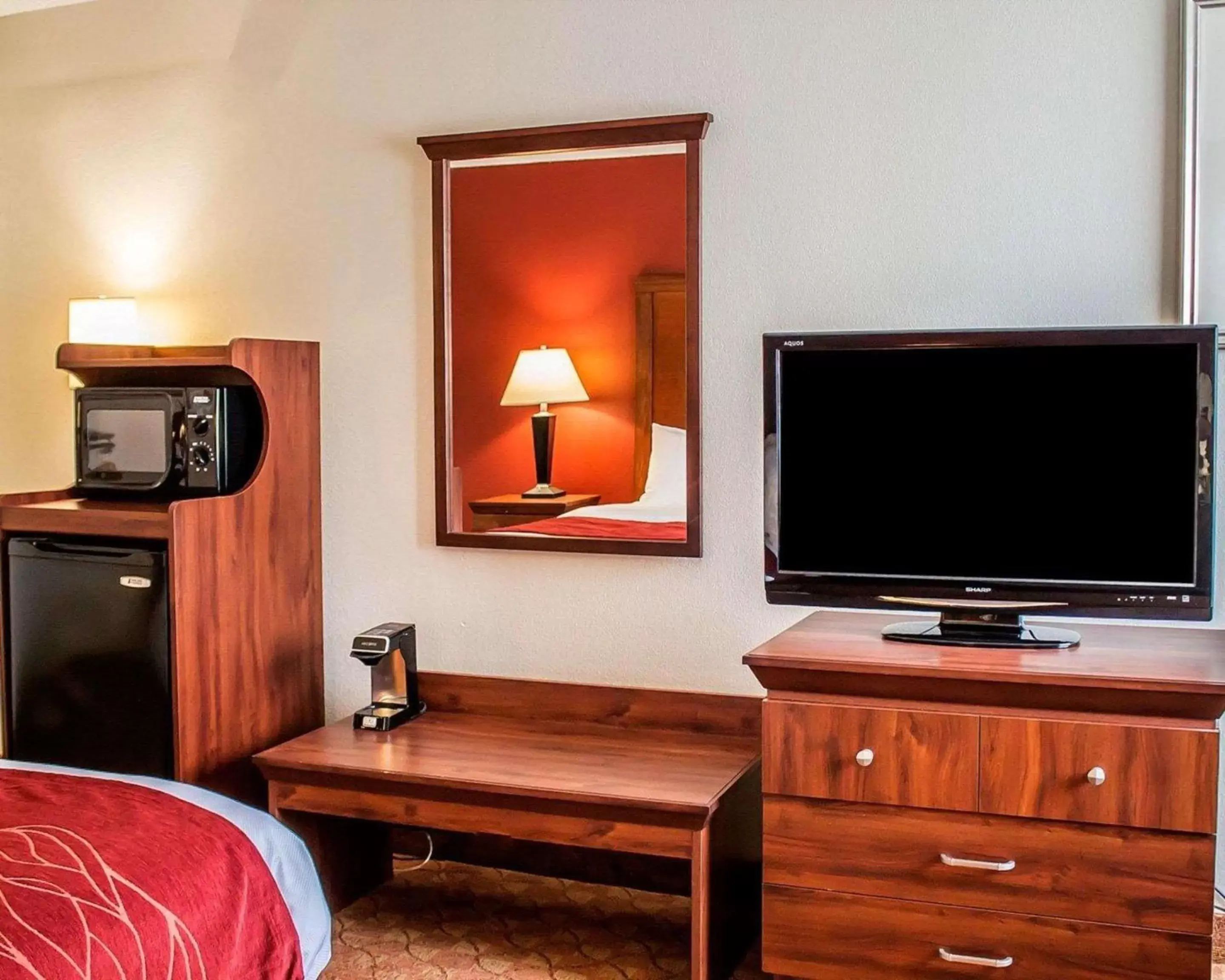 Photo of the whole room, TV/Entertainment Center in Quality Inn