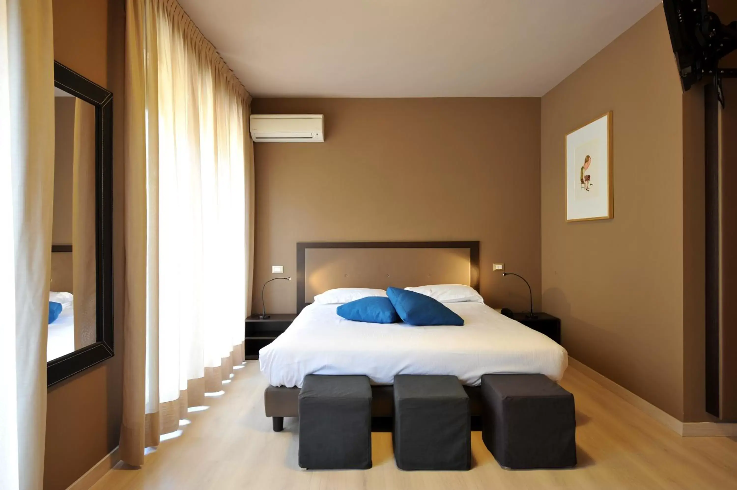 Bed in M14 Hotel & Spa Bed in M14 Hotel & Spa