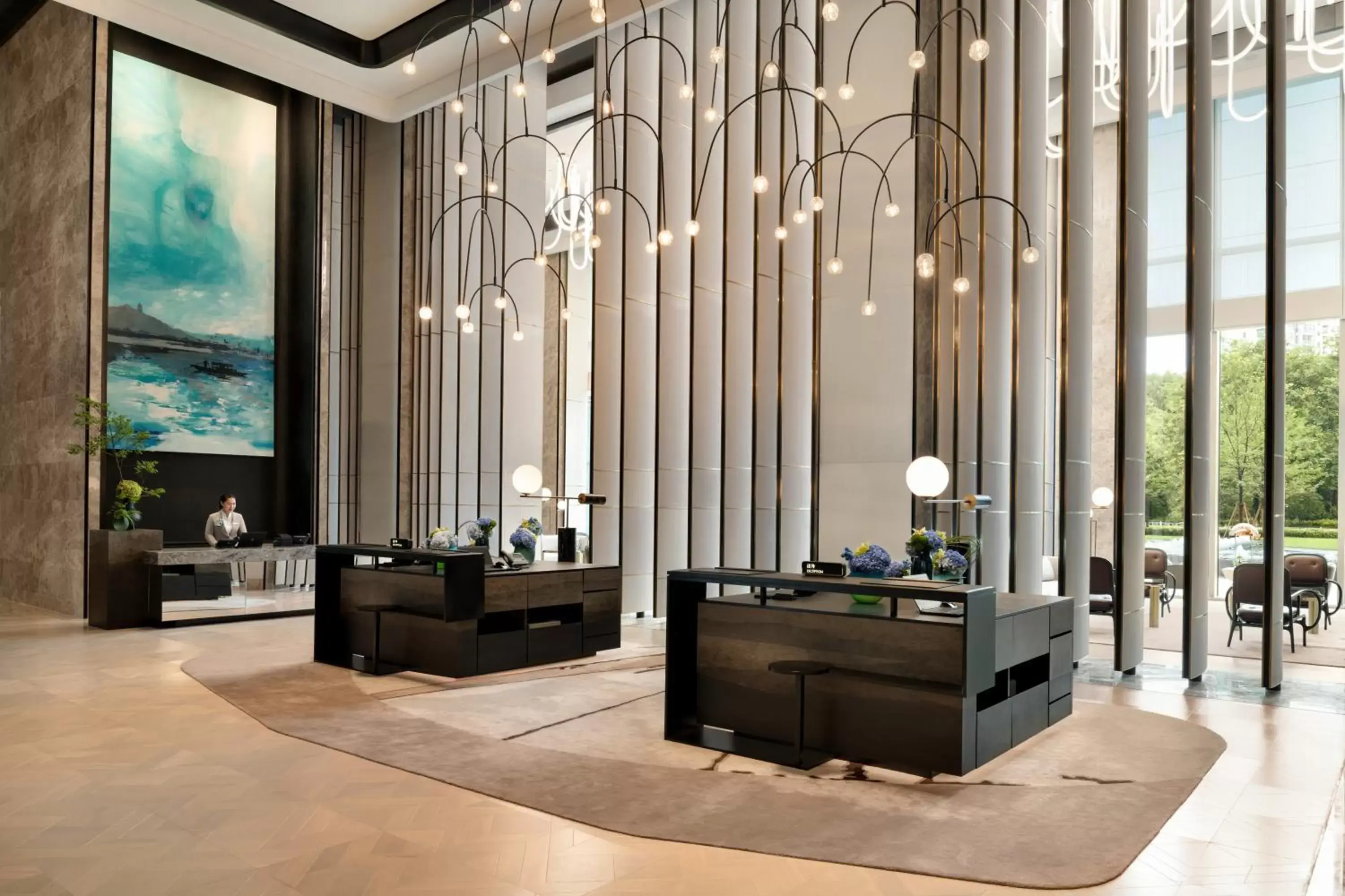 Lobby or reception in Kempinski Hotel Hangzhou
