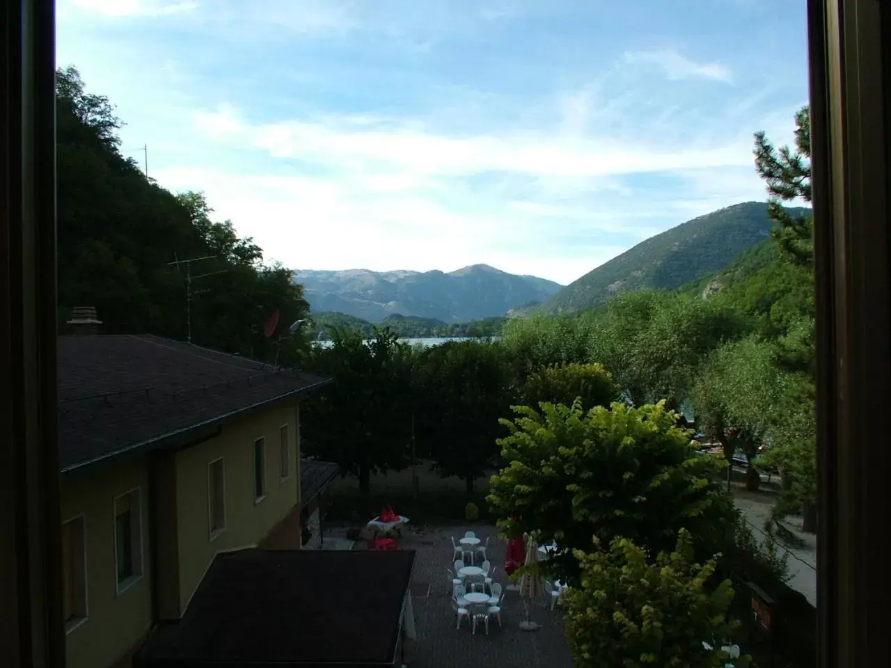 View (from property/room), Mountain View in LH Hotel Del Lago Scanno