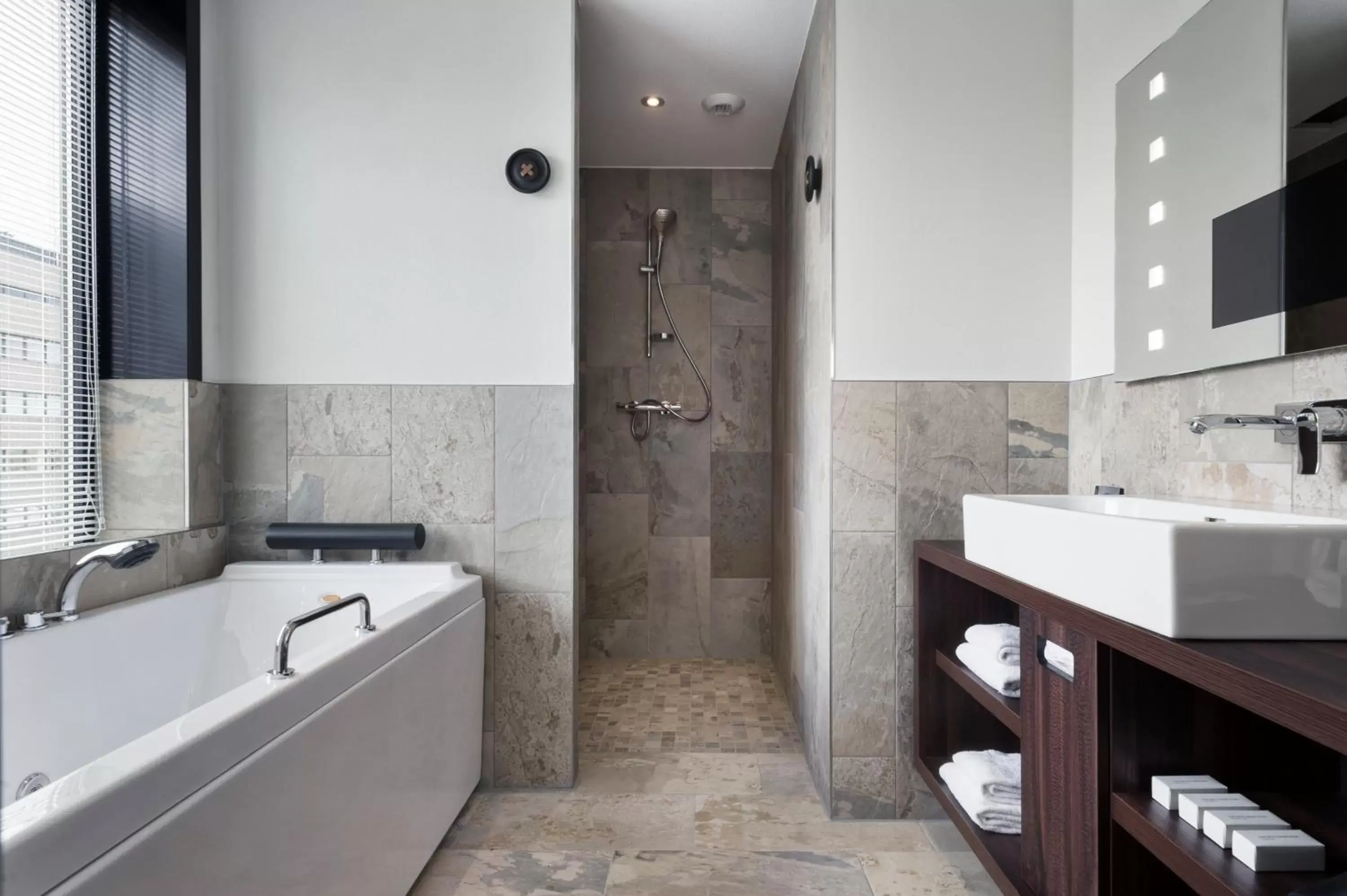 Bathroom in Mainport Design Hotel