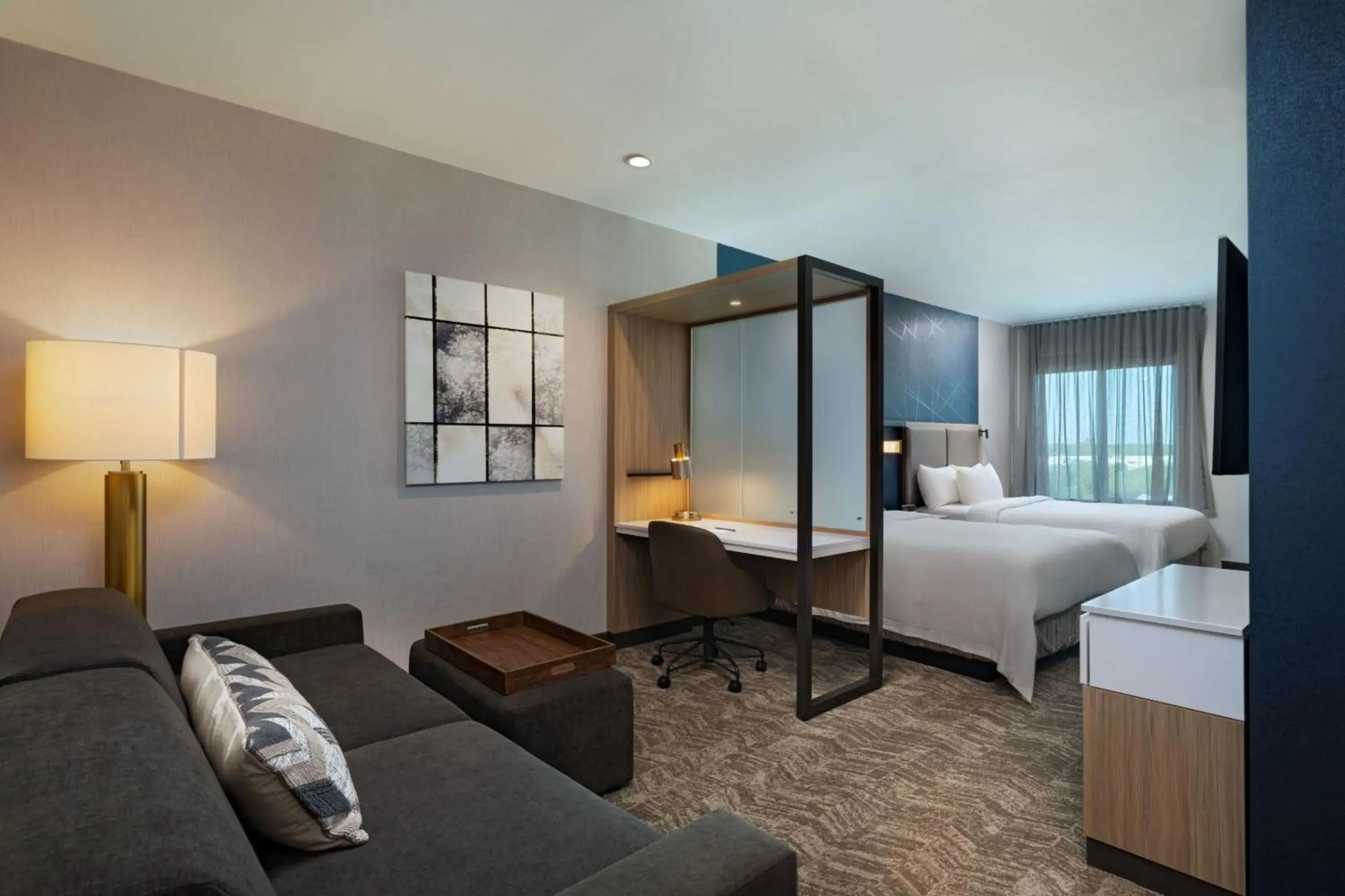 Bedroom, Seating Area in SpringHill Suites by Marriott Austin Northwest Research Blvd