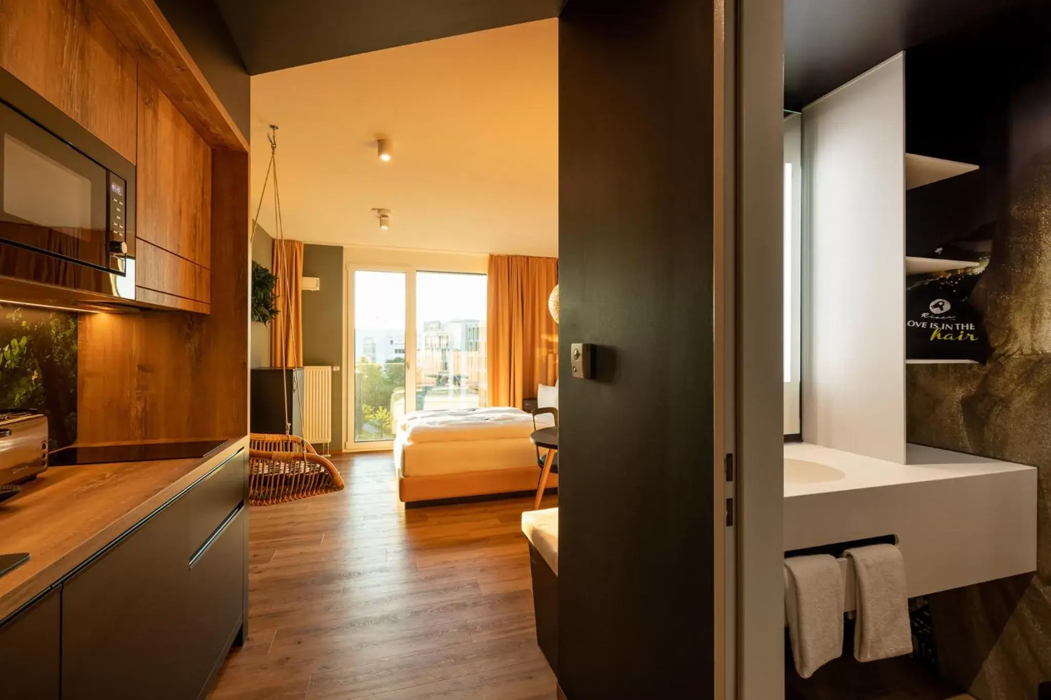 Photo of the whole room, Bed in Rioca Munich Posto 3 Photo of the whole room, Bed in Rioca Munich Posto 3