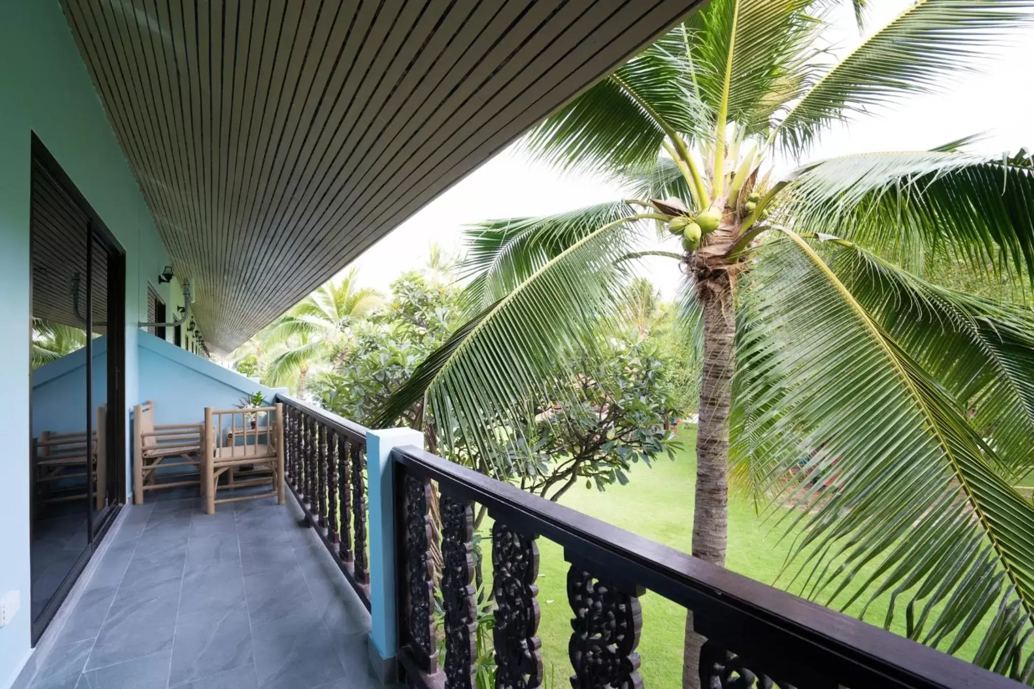 Balcony/Terrace in Dolphin Bay Beach Resort