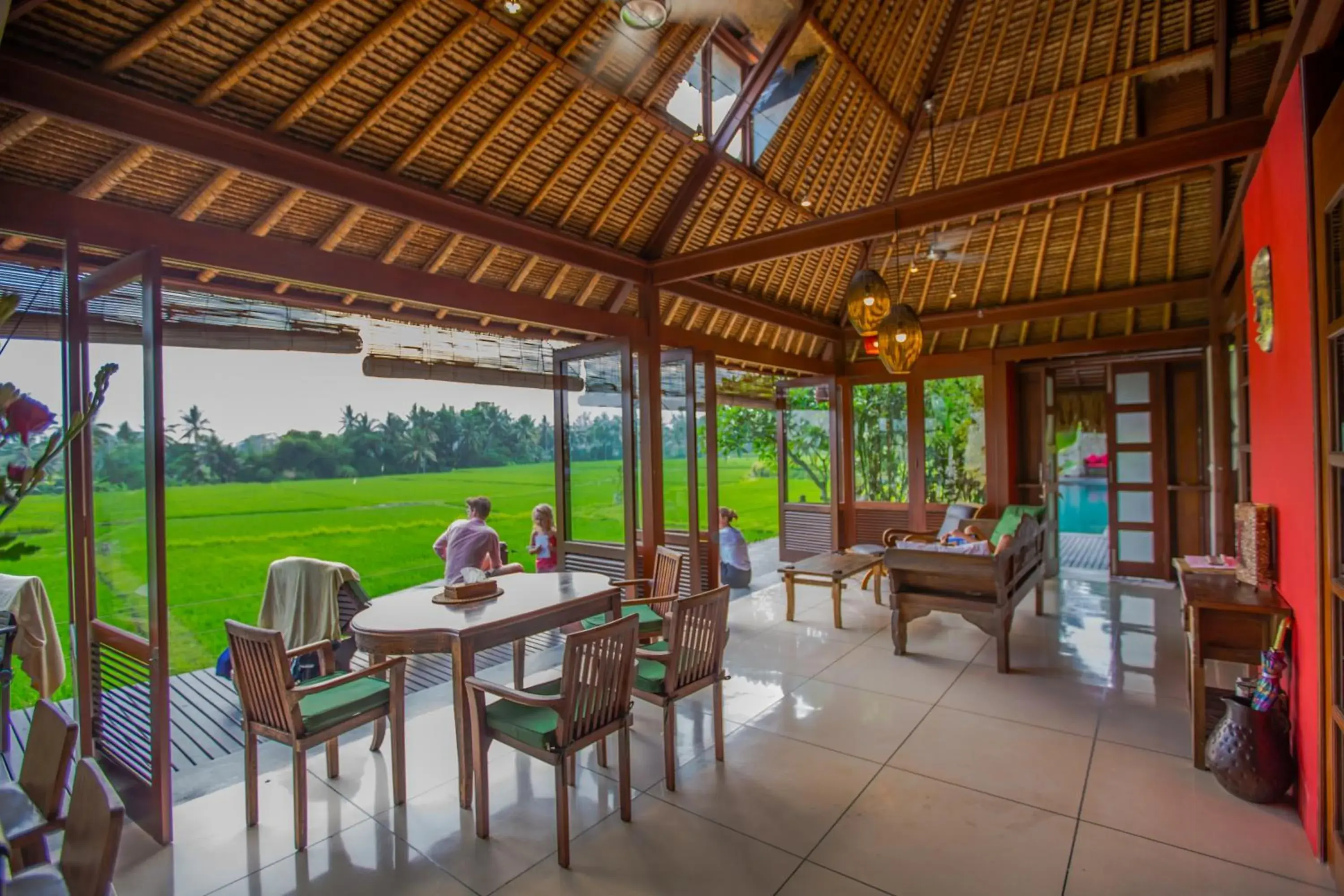 Patio, Restaurant/Places to Eat in Bali Harmony Villa