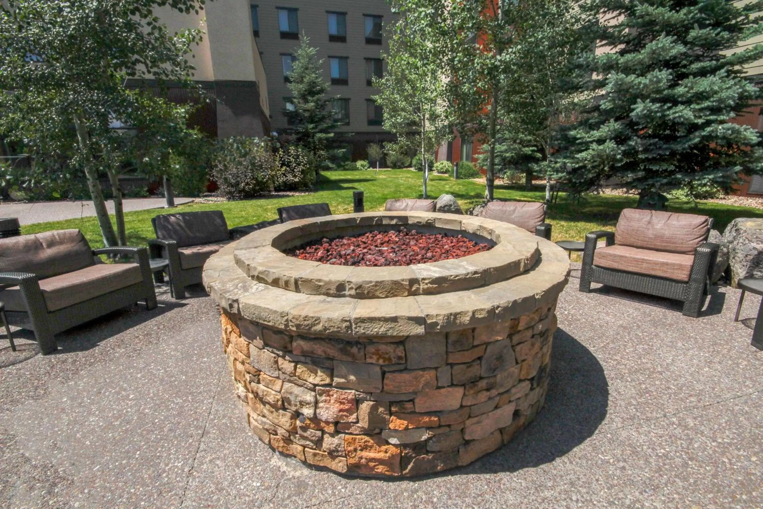 Patio in Homewood Suites by Hilton Bozeman
