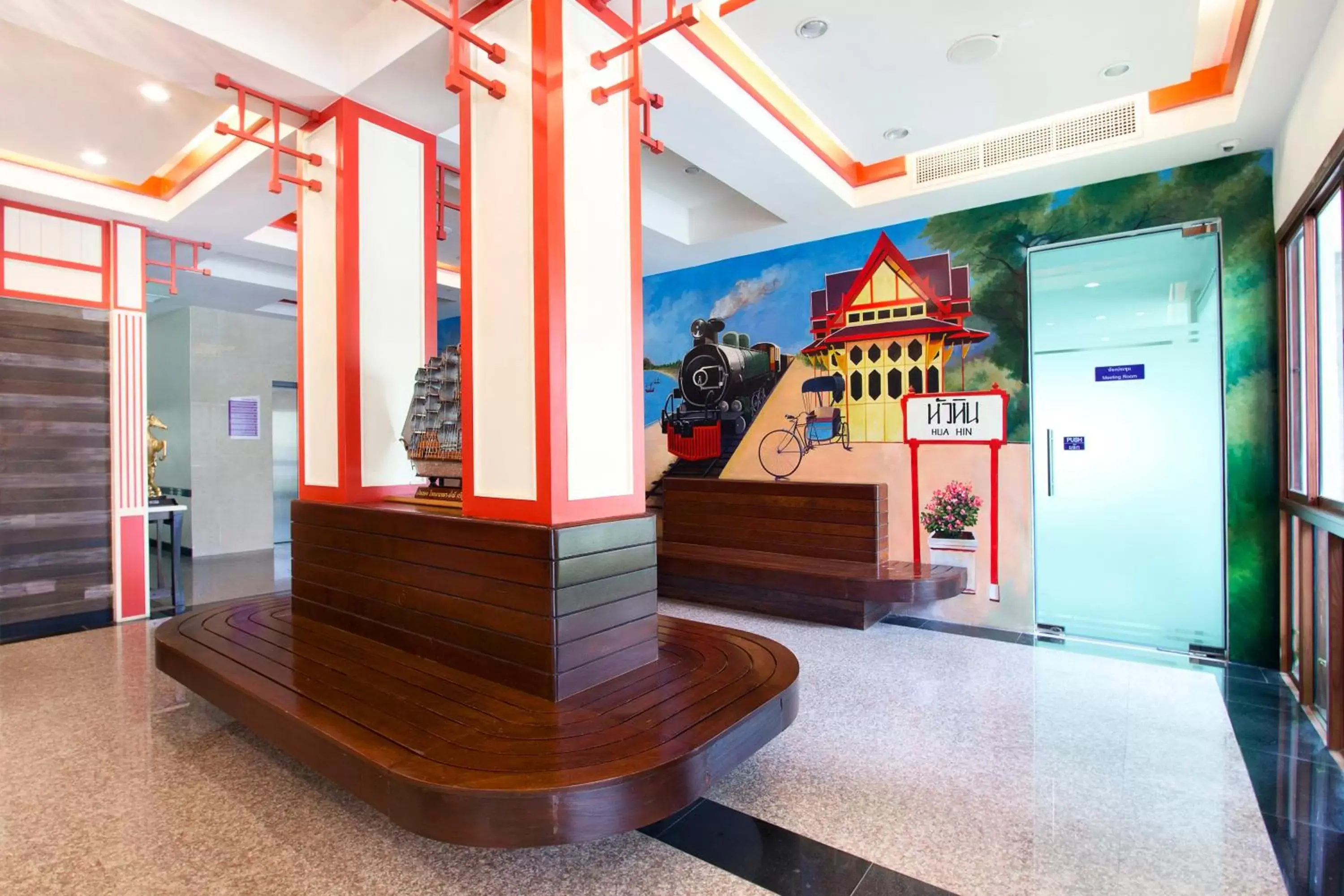 Lobby or reception in Kiang Haad Beach Hua Hin Lobby or reception in Kiang Haad Beach Hua Hin