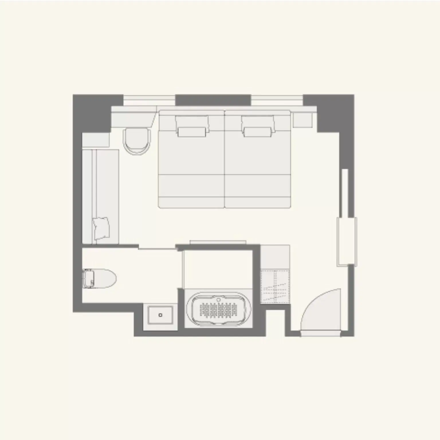 Floor Plan in The Rise Osaka Kitashinchi