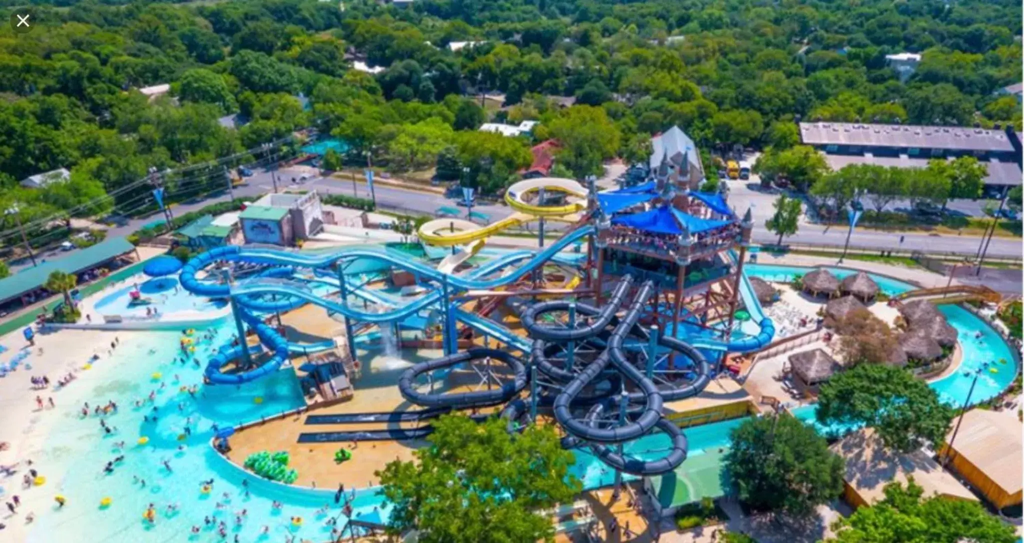 Aqua park, Bird's-eye View in The Victorian Condo/Hotel