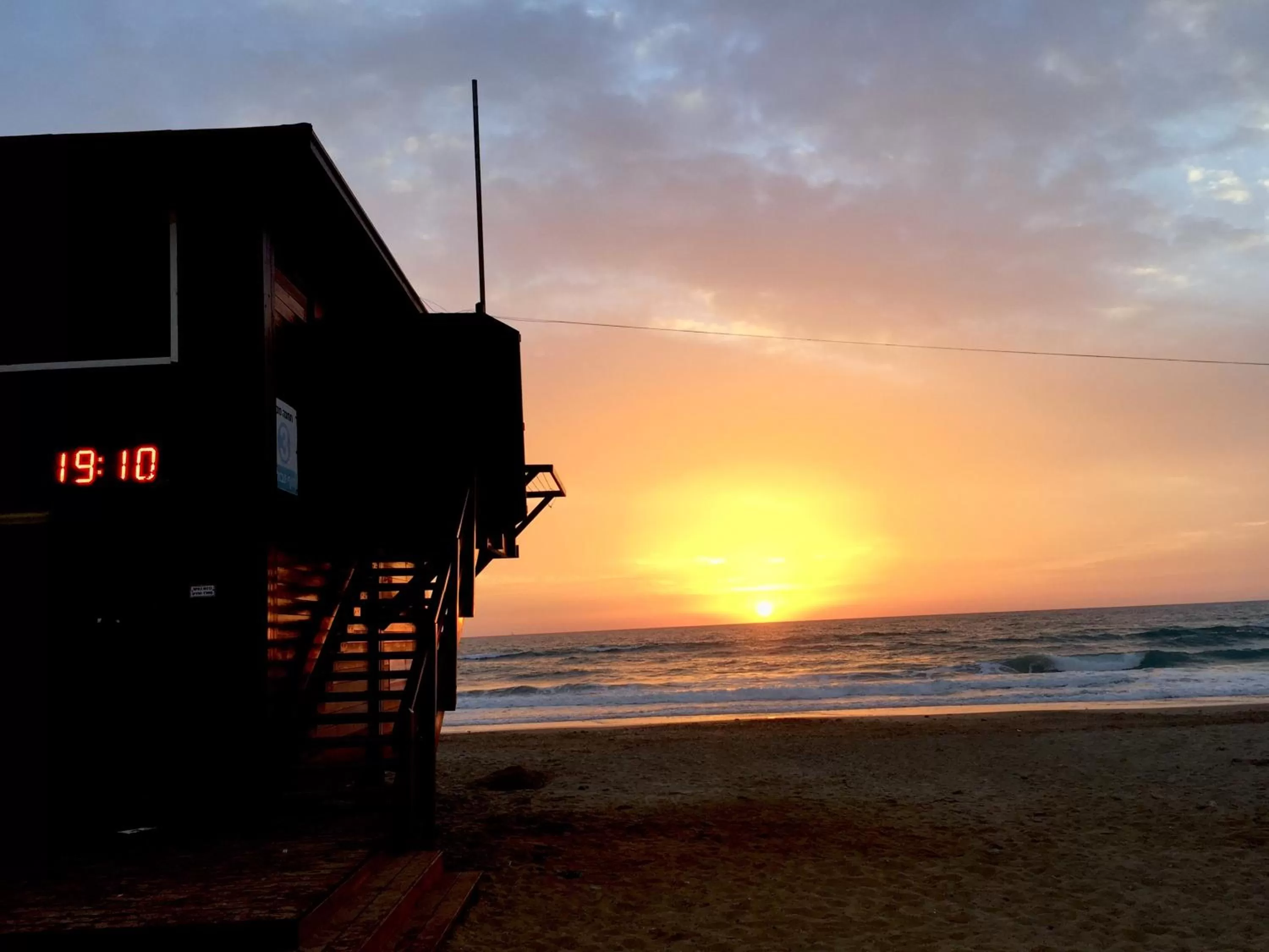 Sunset in Raphael Apartments