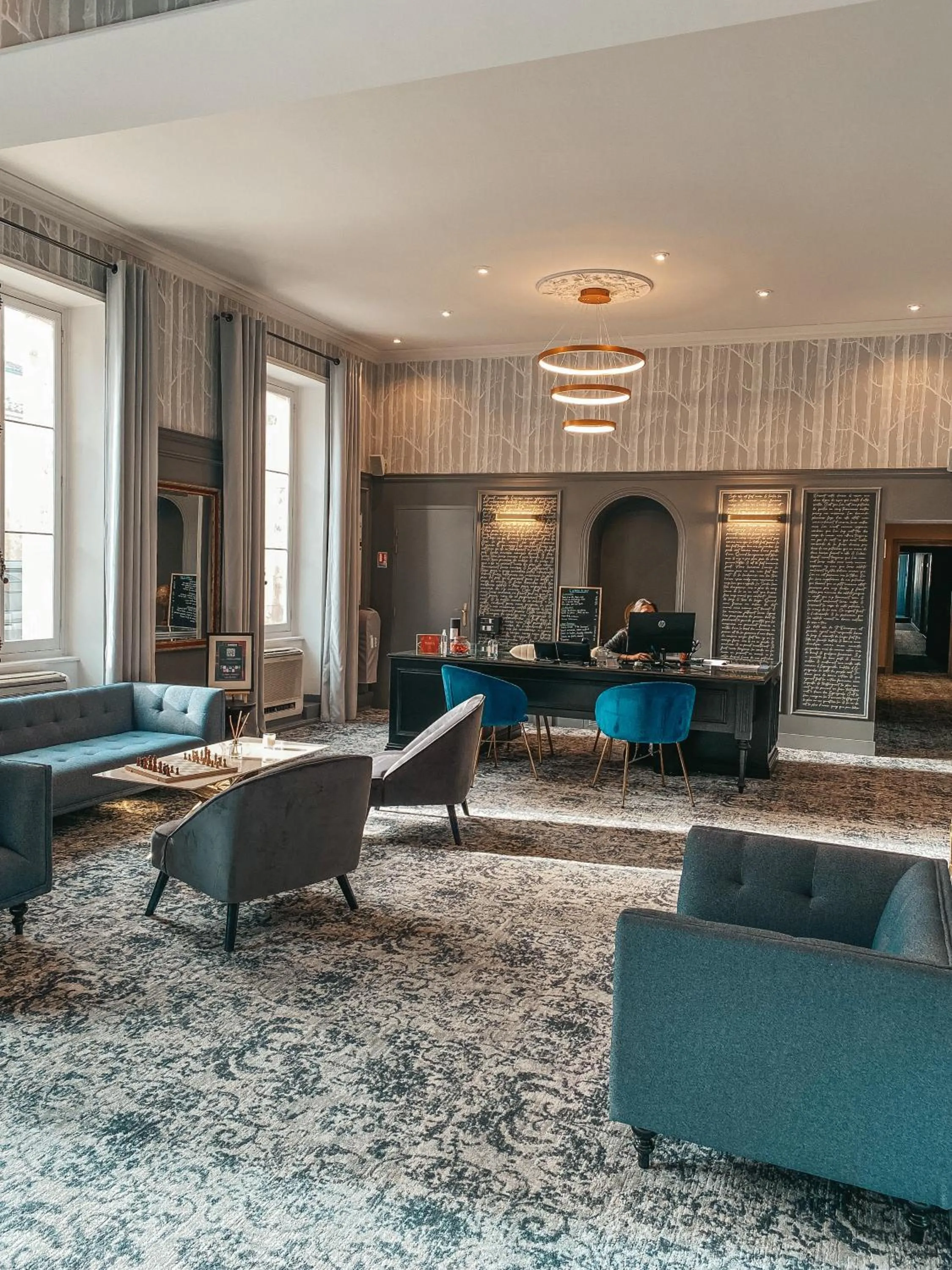 Lobby or reception in Le Champlain