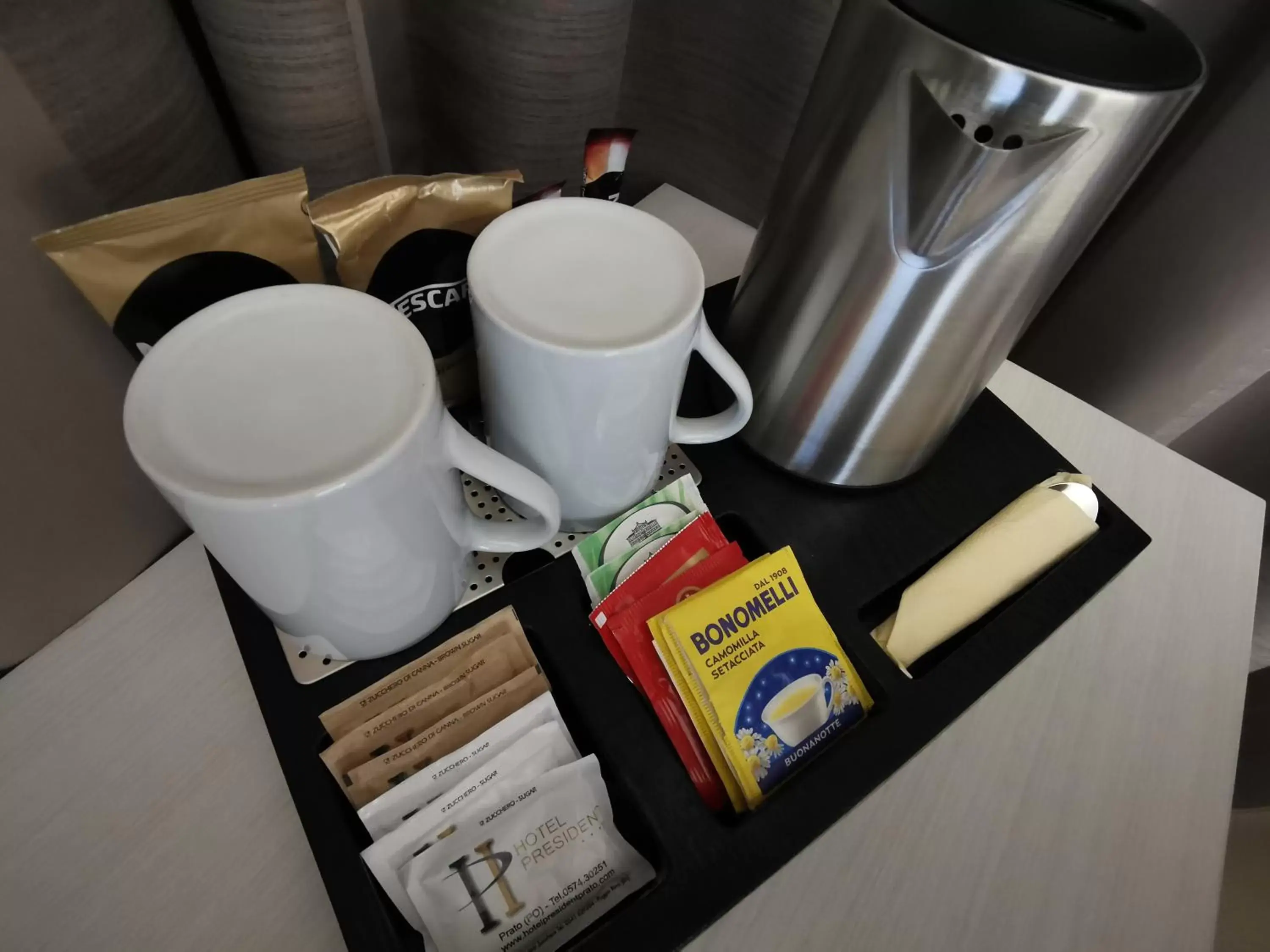 Coffee/tea facilities in Hotel President