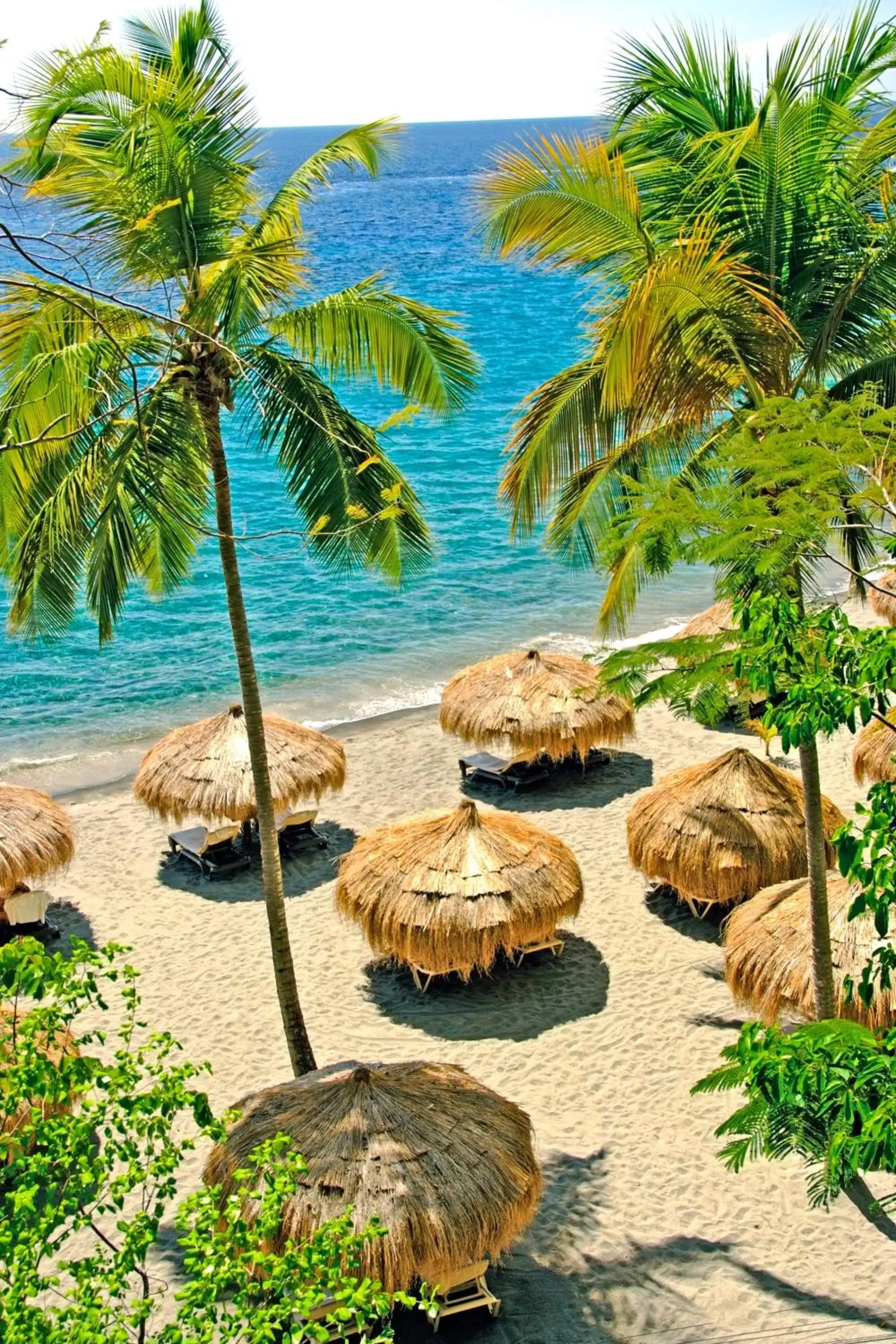 Beach in Anse Chastanet Resort