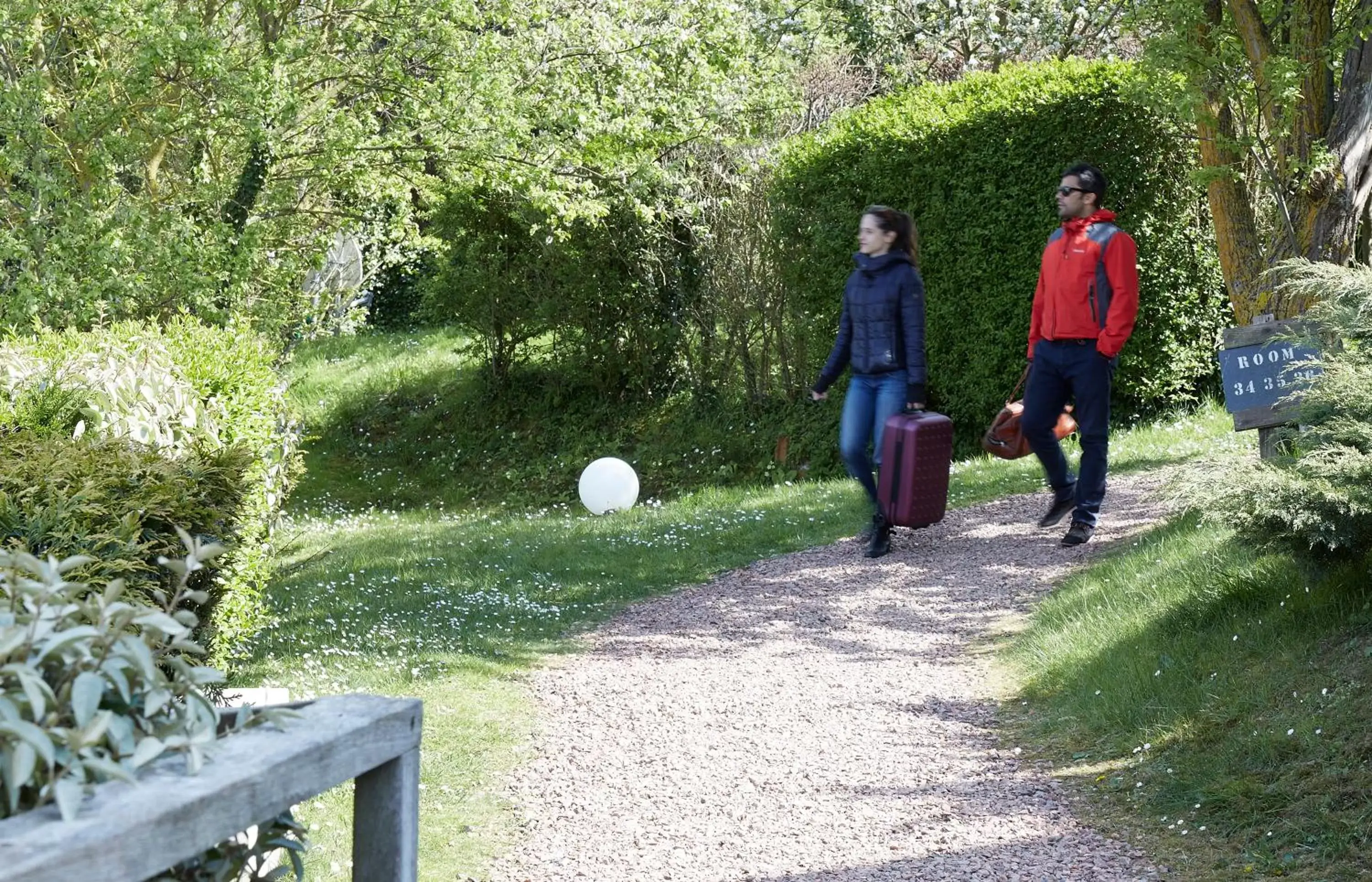 Garden in Le Cise, The Originals Relais (Relais du Silence)