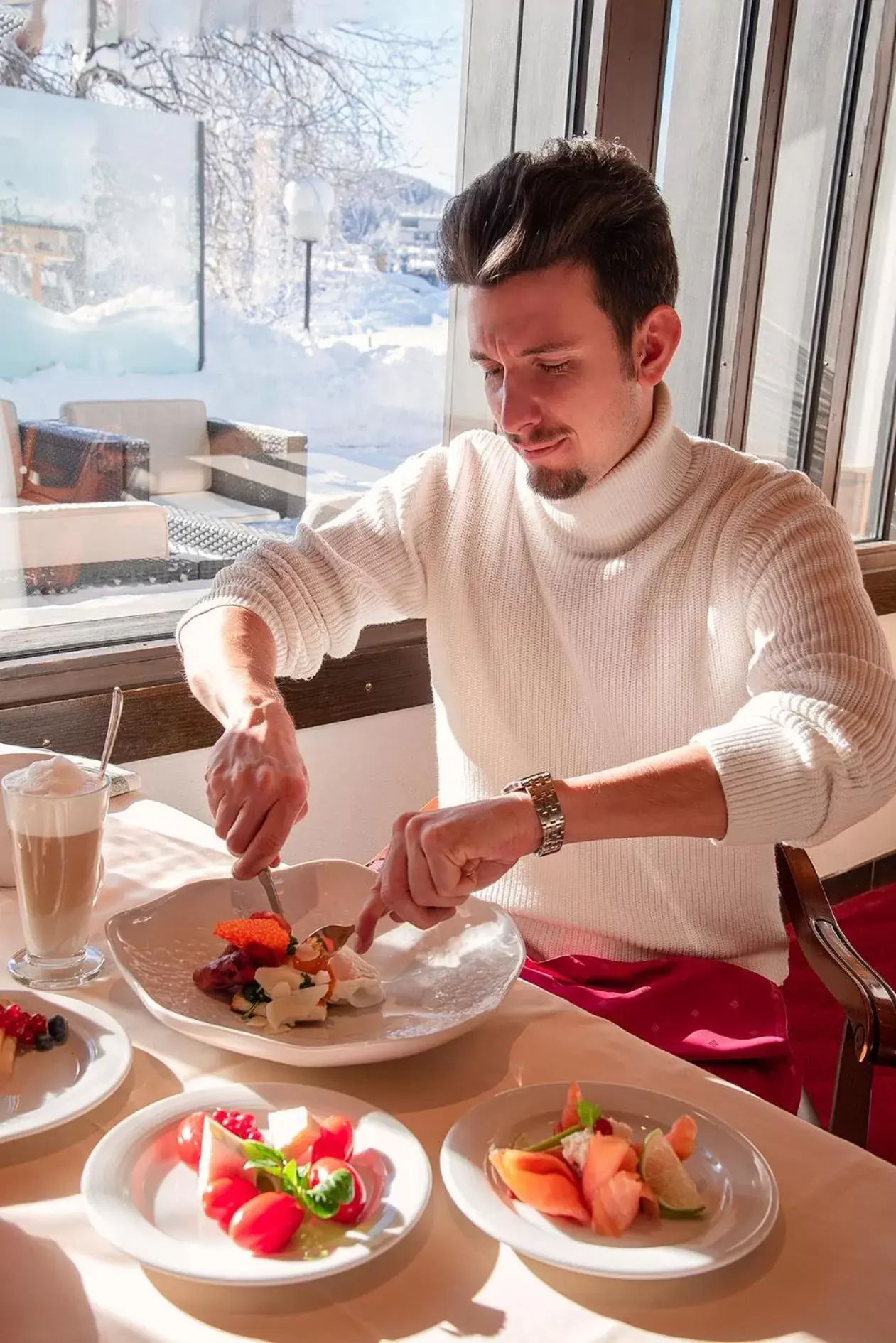 Restaurant/places to eat in Sport & Wellnesshotel San Gian St. Moritz