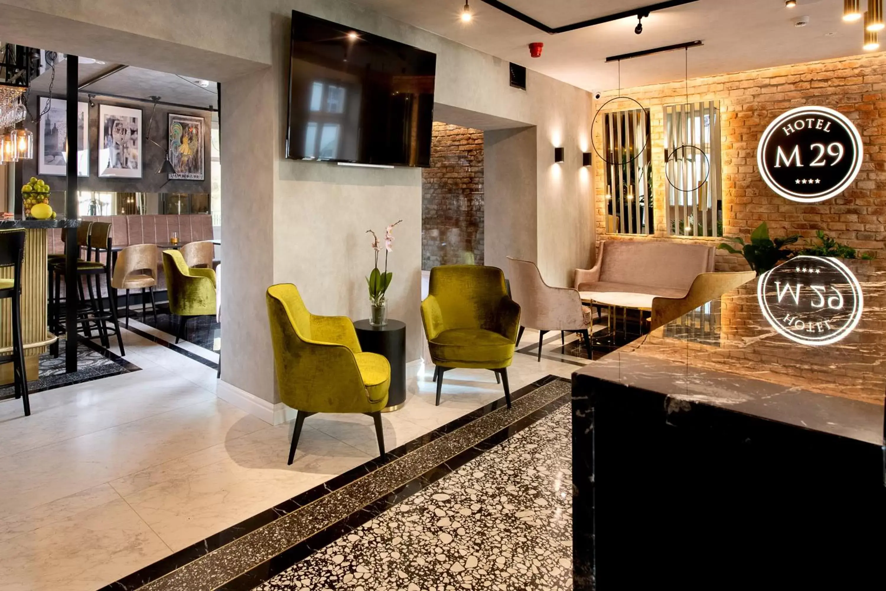 Lobby or reception in Hotel M29 Lobby or reception in Hotel M29