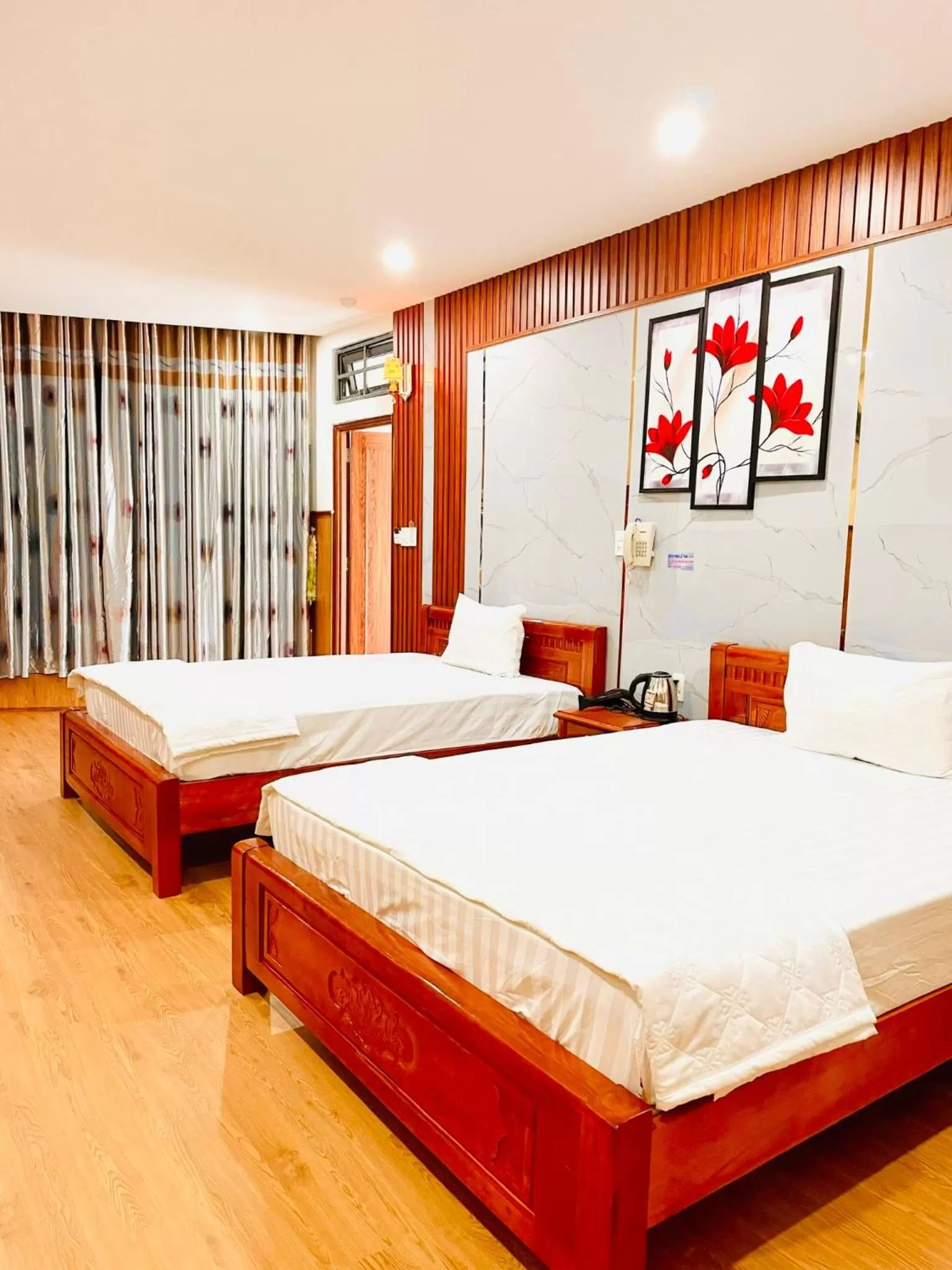 Bed in Nhu Y Hotel
