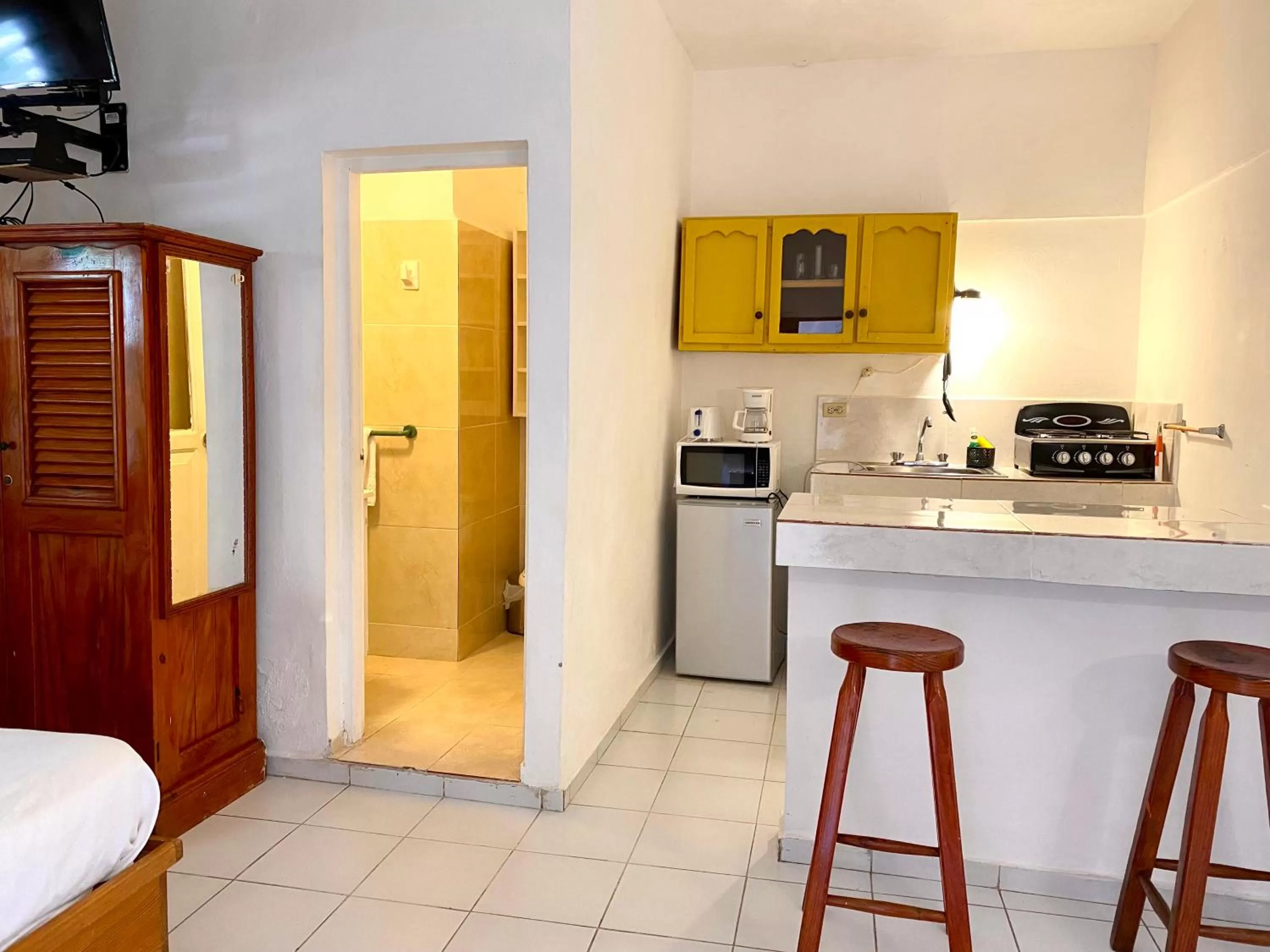 Dining area in Hotel Alegria