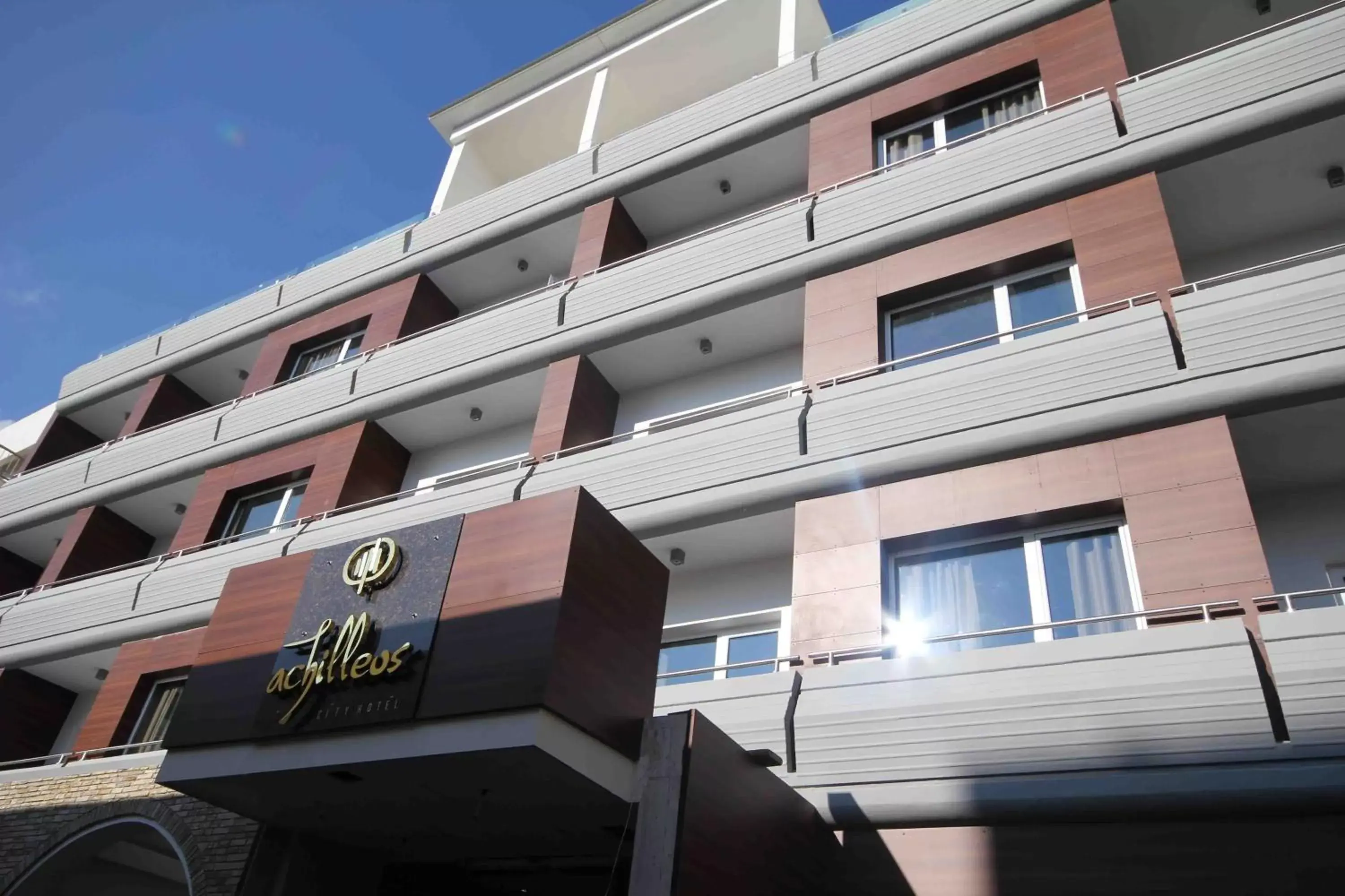 Facade/entrance, Property Building in Achilleos City Hotel