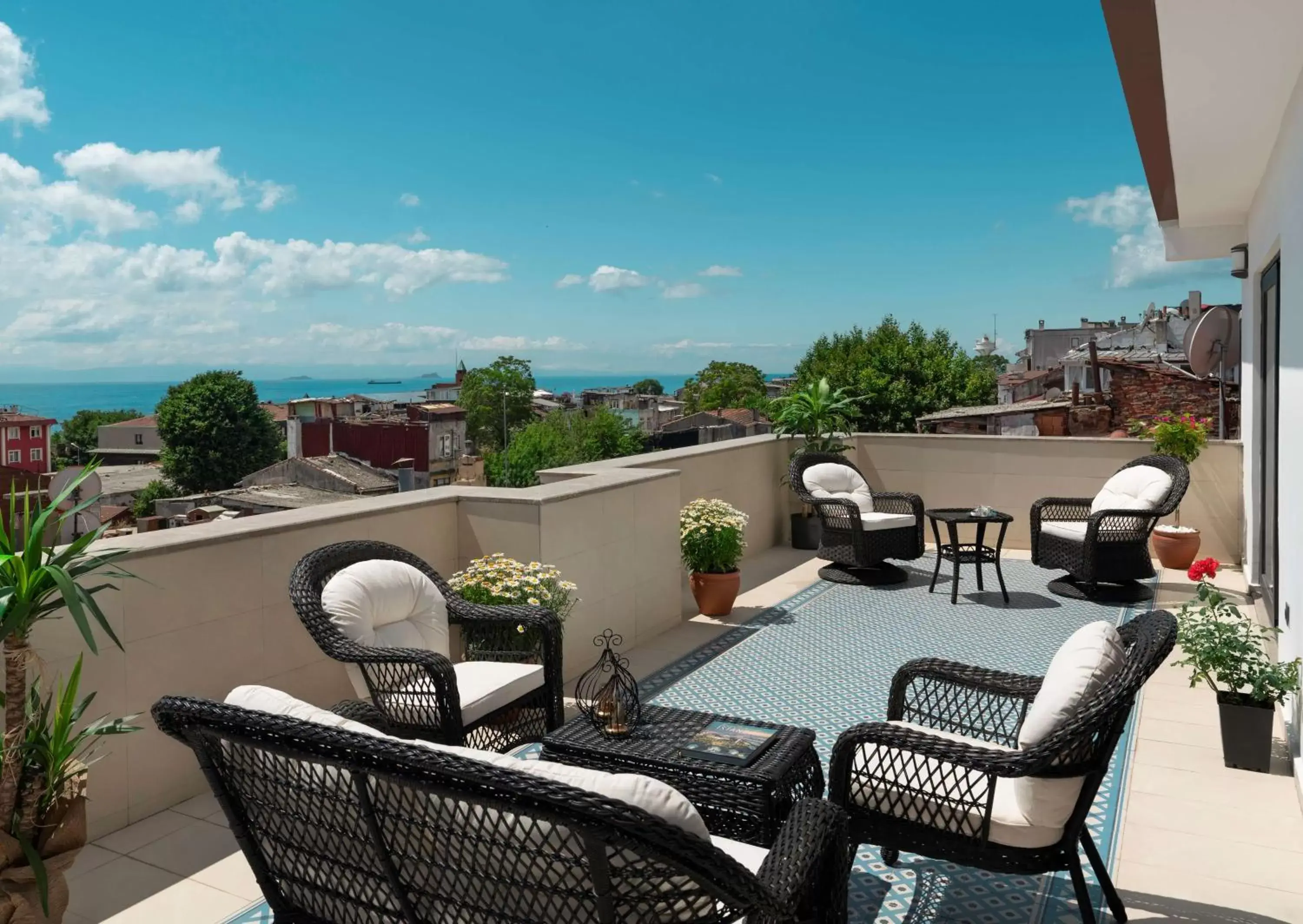 View (from property/room), Balcony/Terrace in Royan Hotel Hagia Sophia, a member of Radisson Individuals