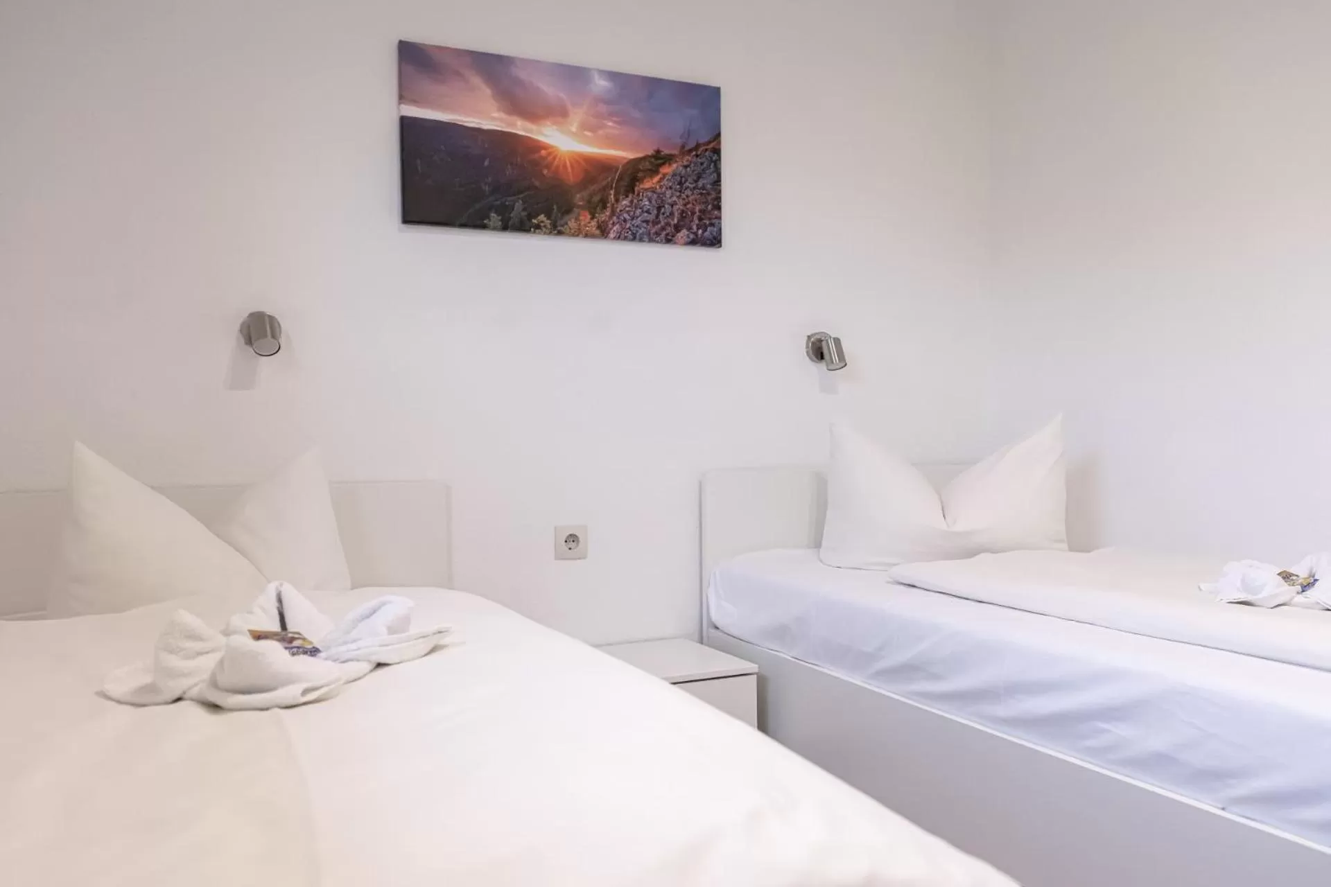 Bed in Familien Apartmenthotel Panoramic