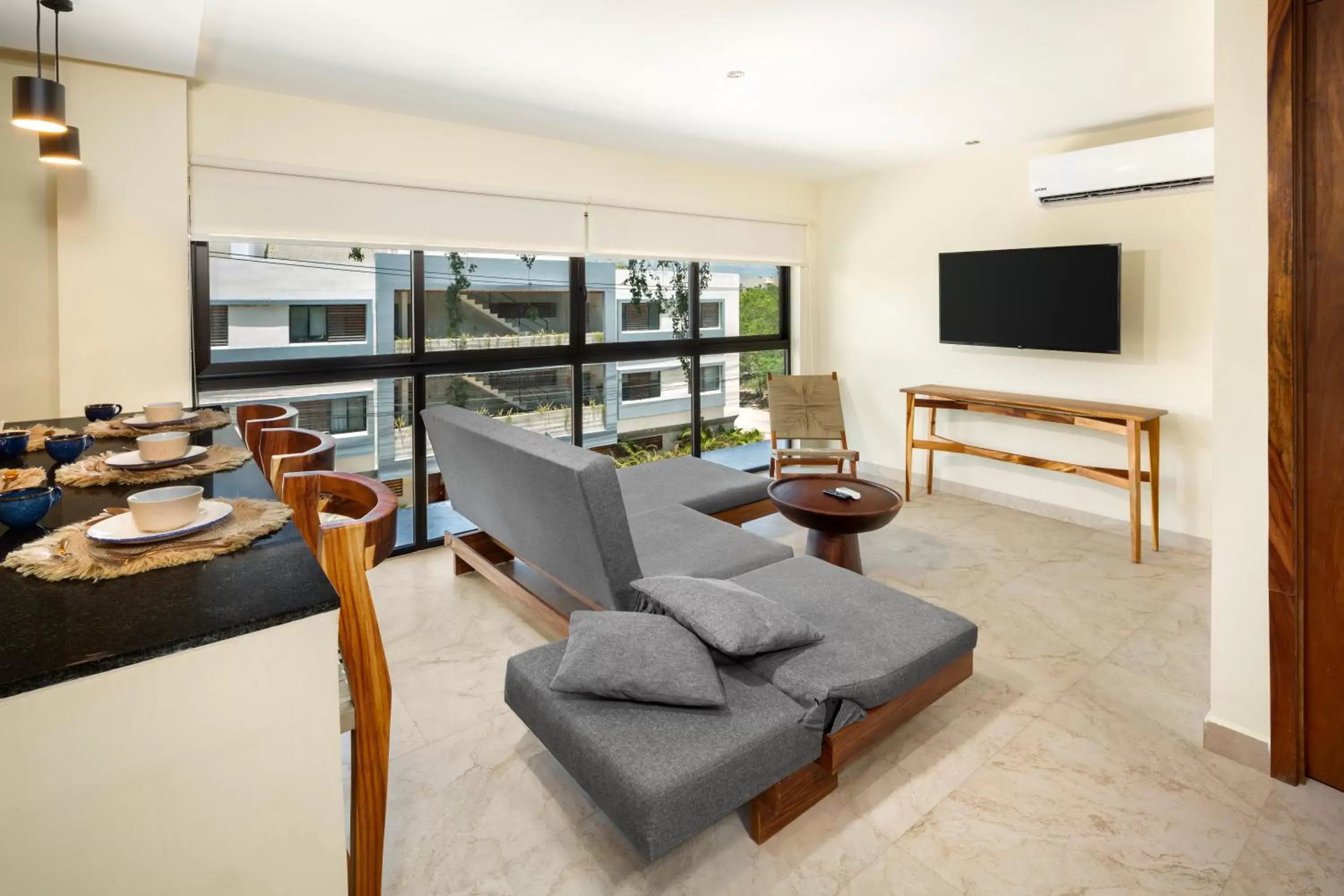 Living room, Seating Area in Cacao Tulum -Luxury Condos-