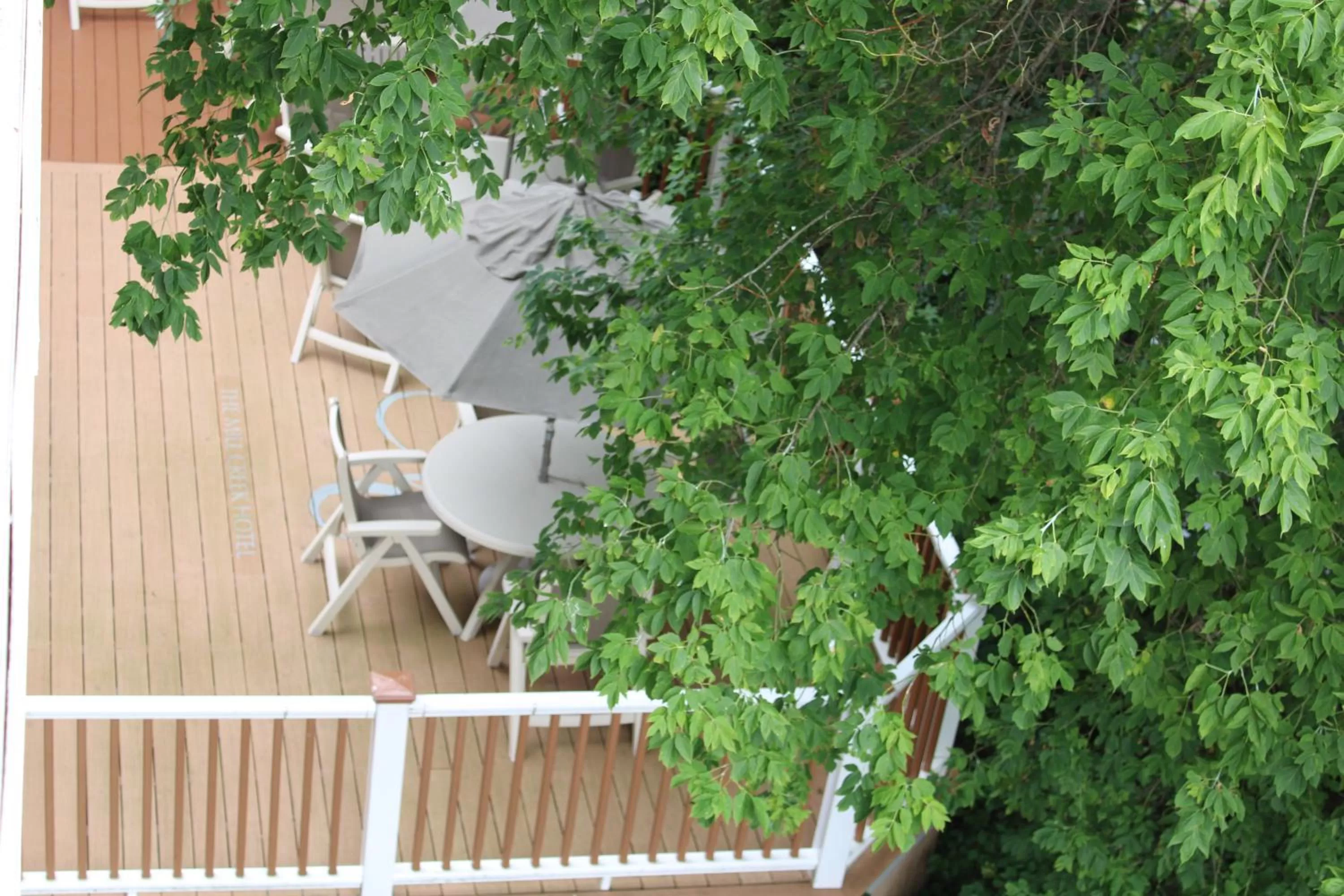 Patio in Mill Creek Hotel