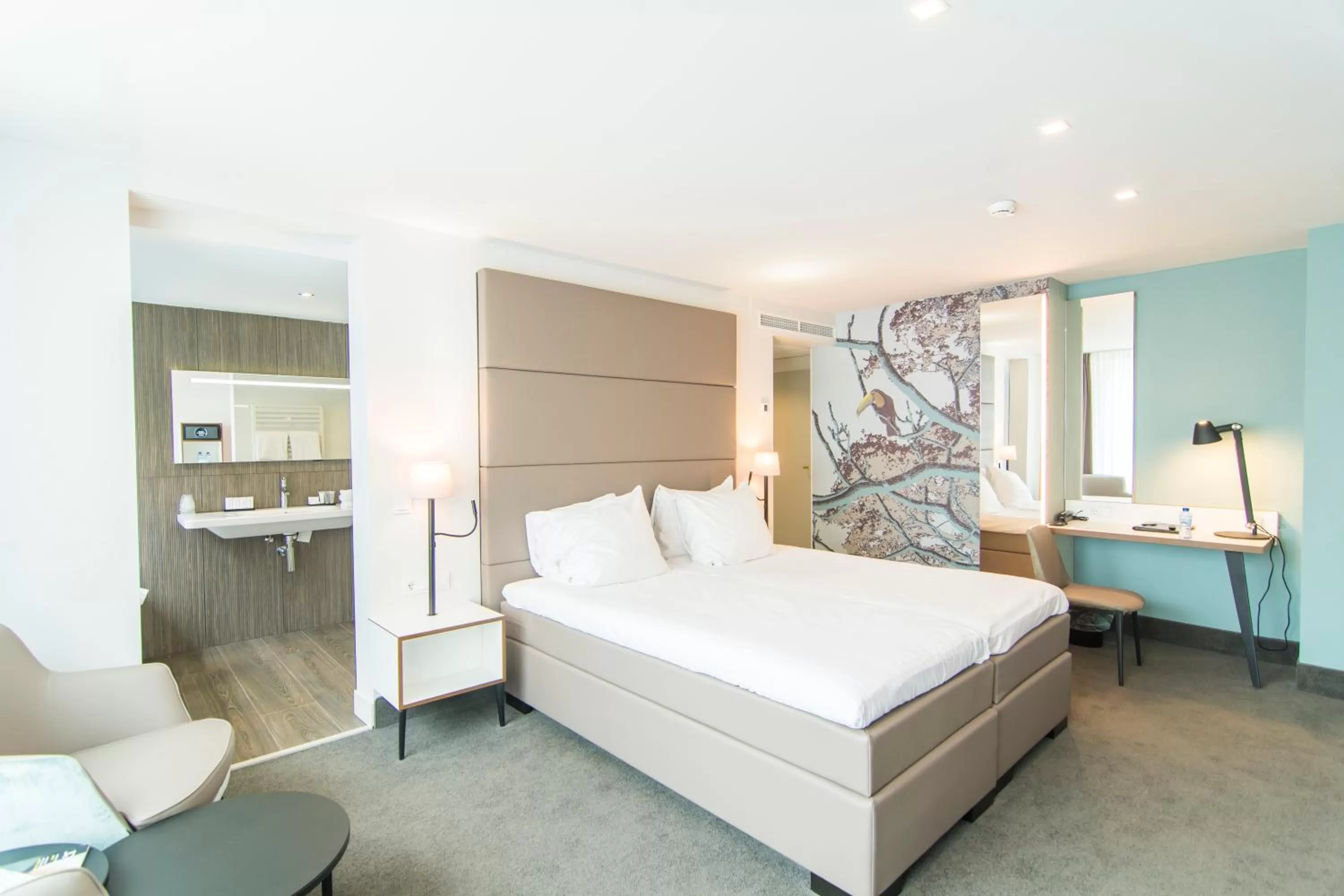 Photo of the whole room, Bed in Van der Valk Hotel Hilversum/ De Witte Bergen