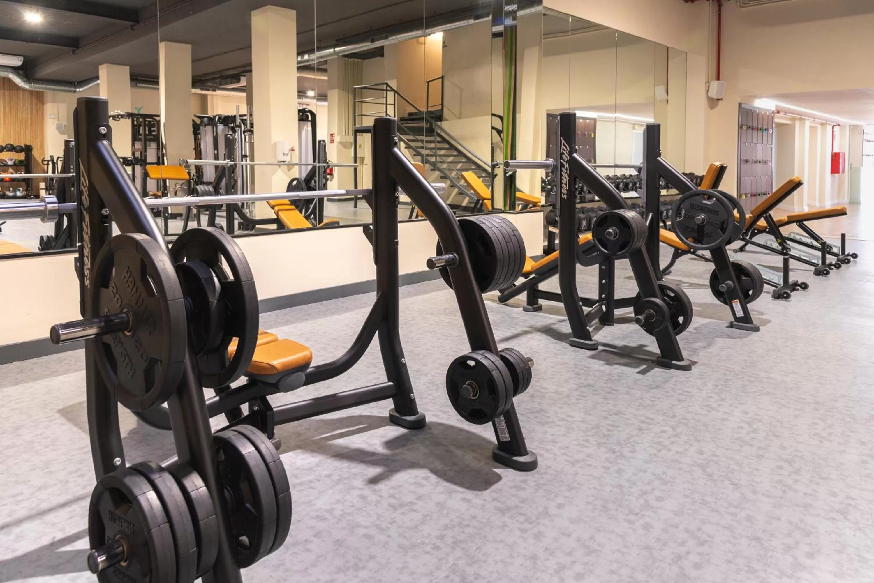 Fitness centre/facilities in Hotel Familia Conde
