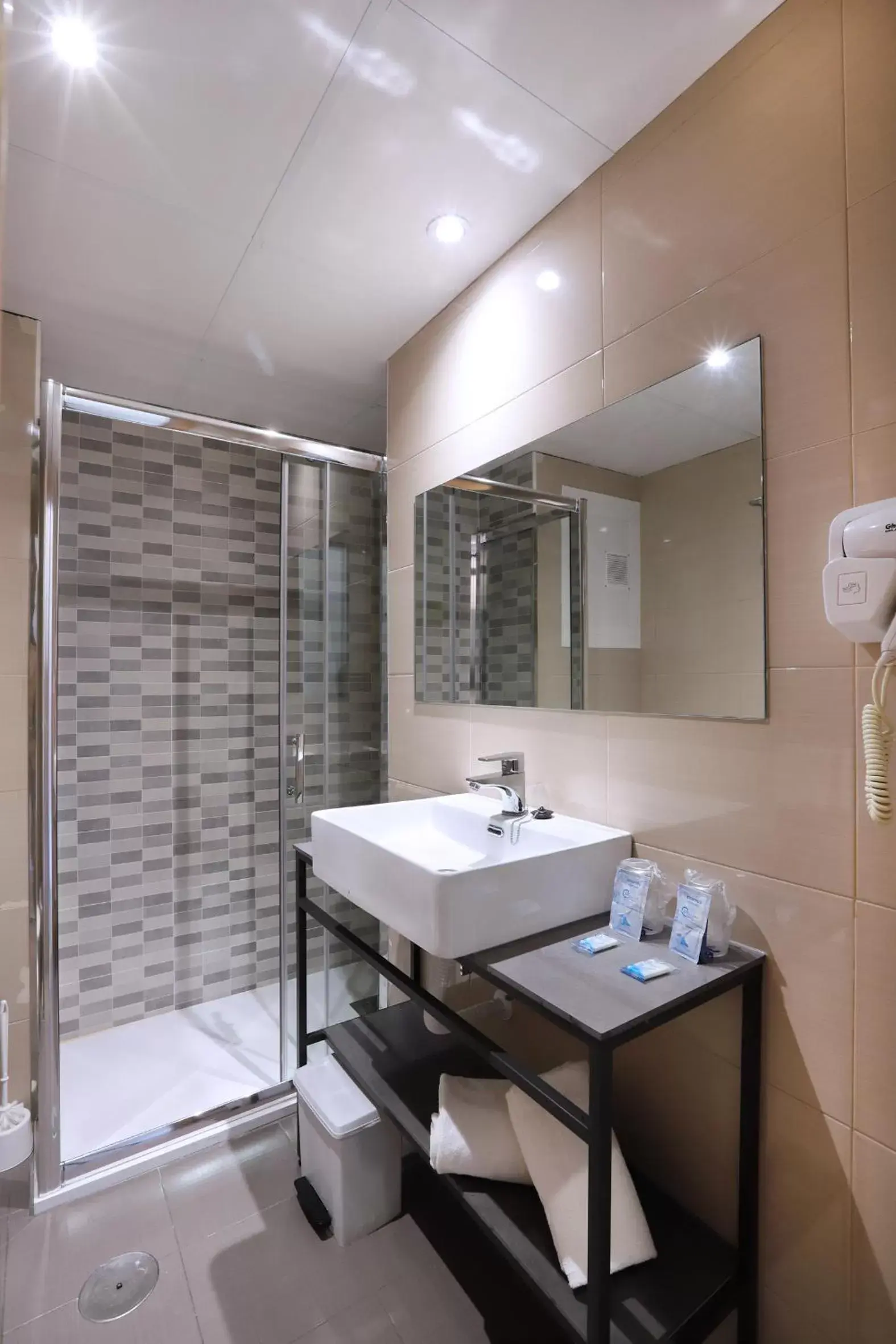 Shower, Bathroom in Hotel Brasil