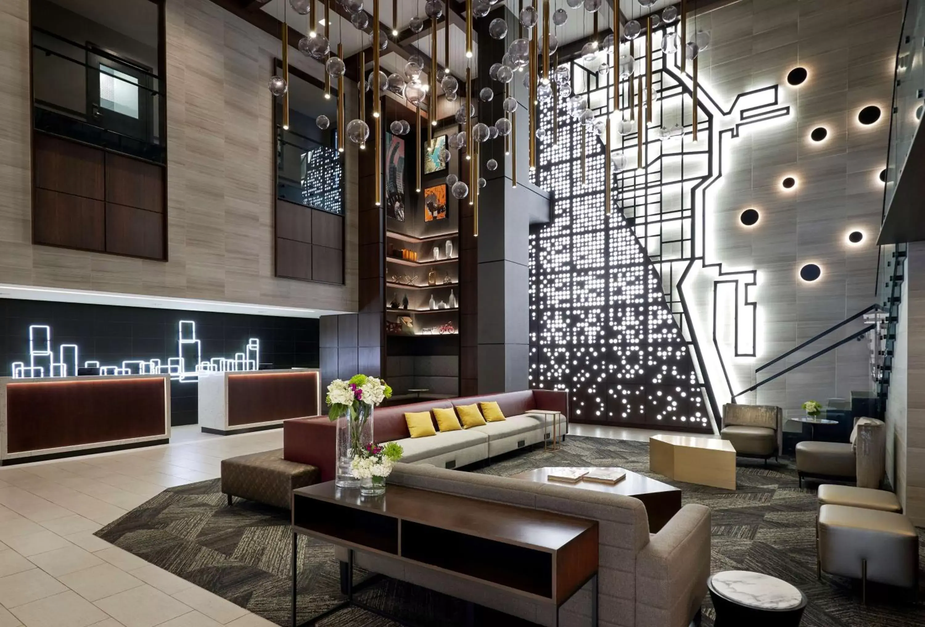 Lobby or reception in Hampton Inn & Suites Chicago-Downtown Lobby or reception in Hampton Inn & Suites Chicago-Downtown