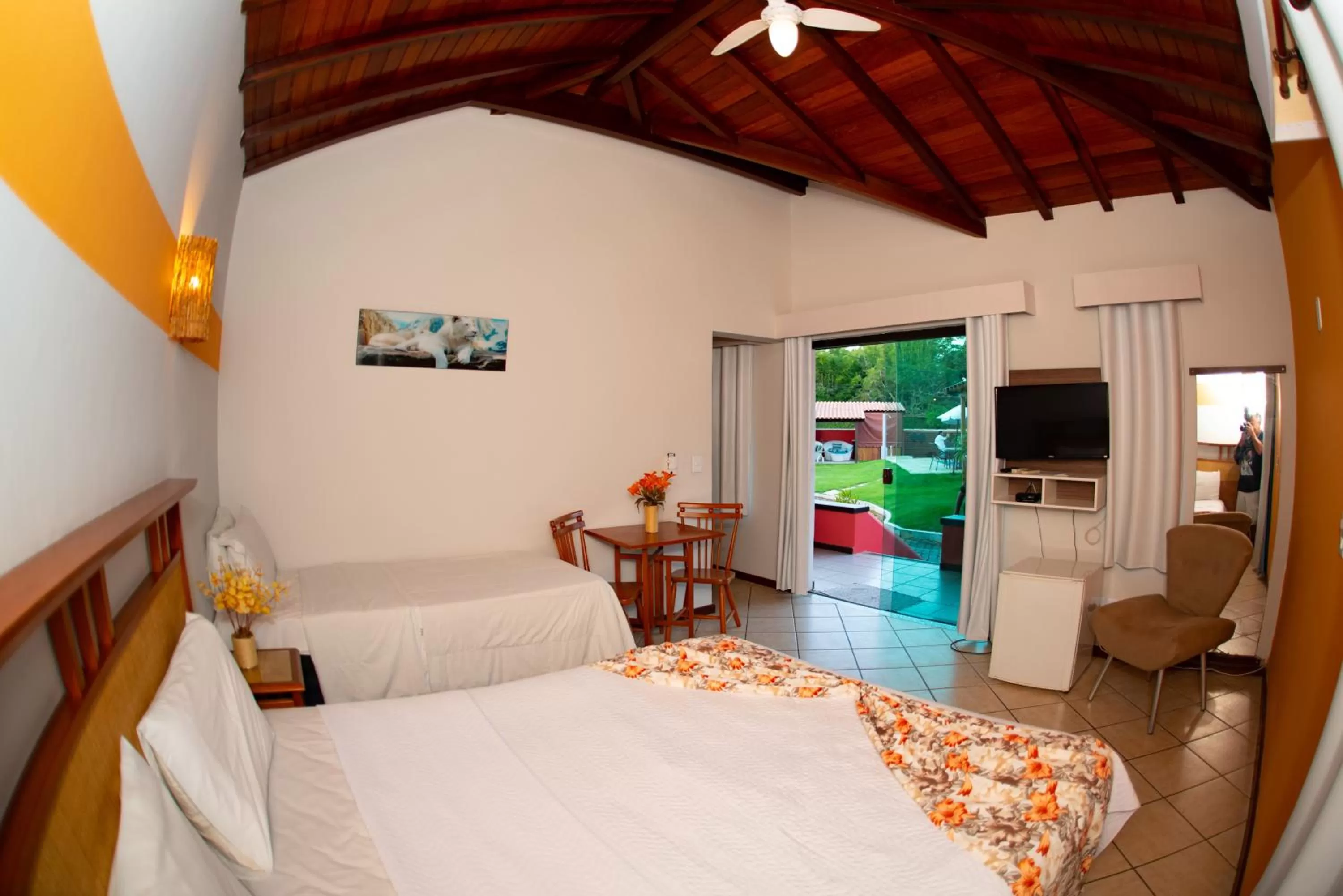 Bed in Pousada dos Guardiões