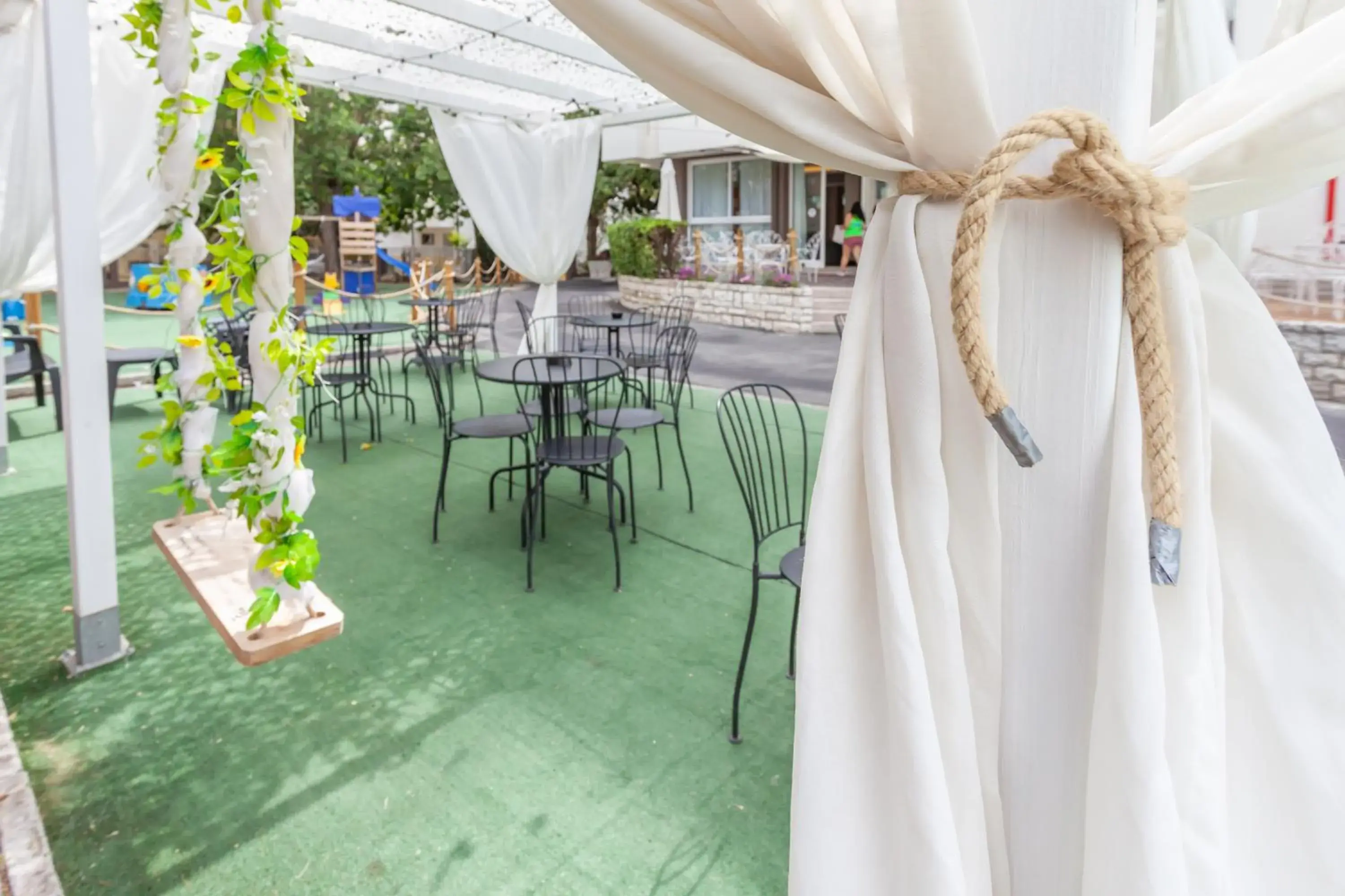 Patio in Hotel Oceanic