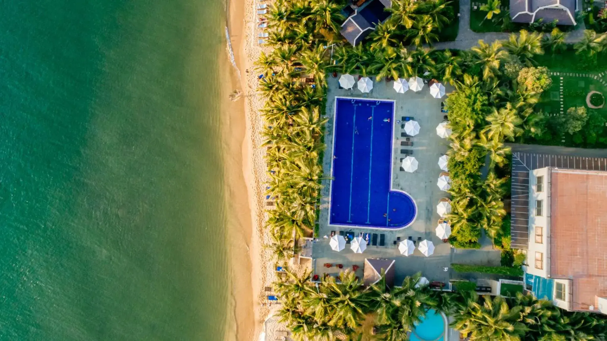 Beach, Bird's-eye View in Amarin Resort & Spa Phu Quoc