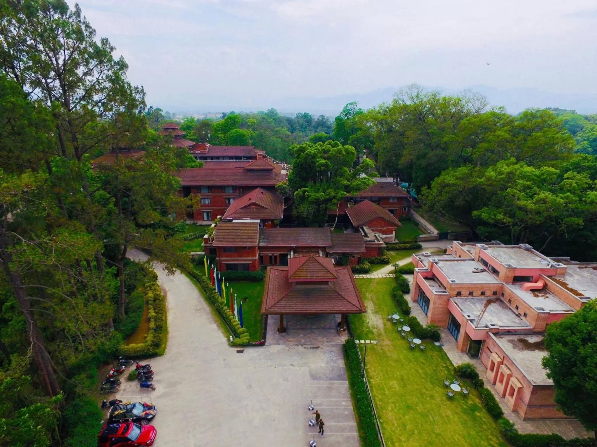 Bird's eye view in Gokarna Forest Resort Kathmandu