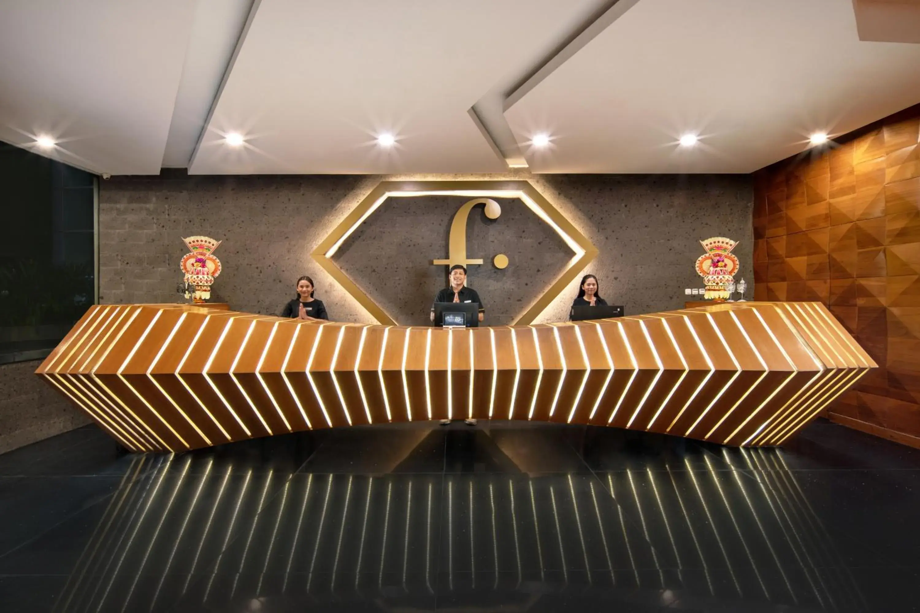 Lobby or reception in Fashion Hotel Legian Lobby or reception in Fashion Hotel Legian