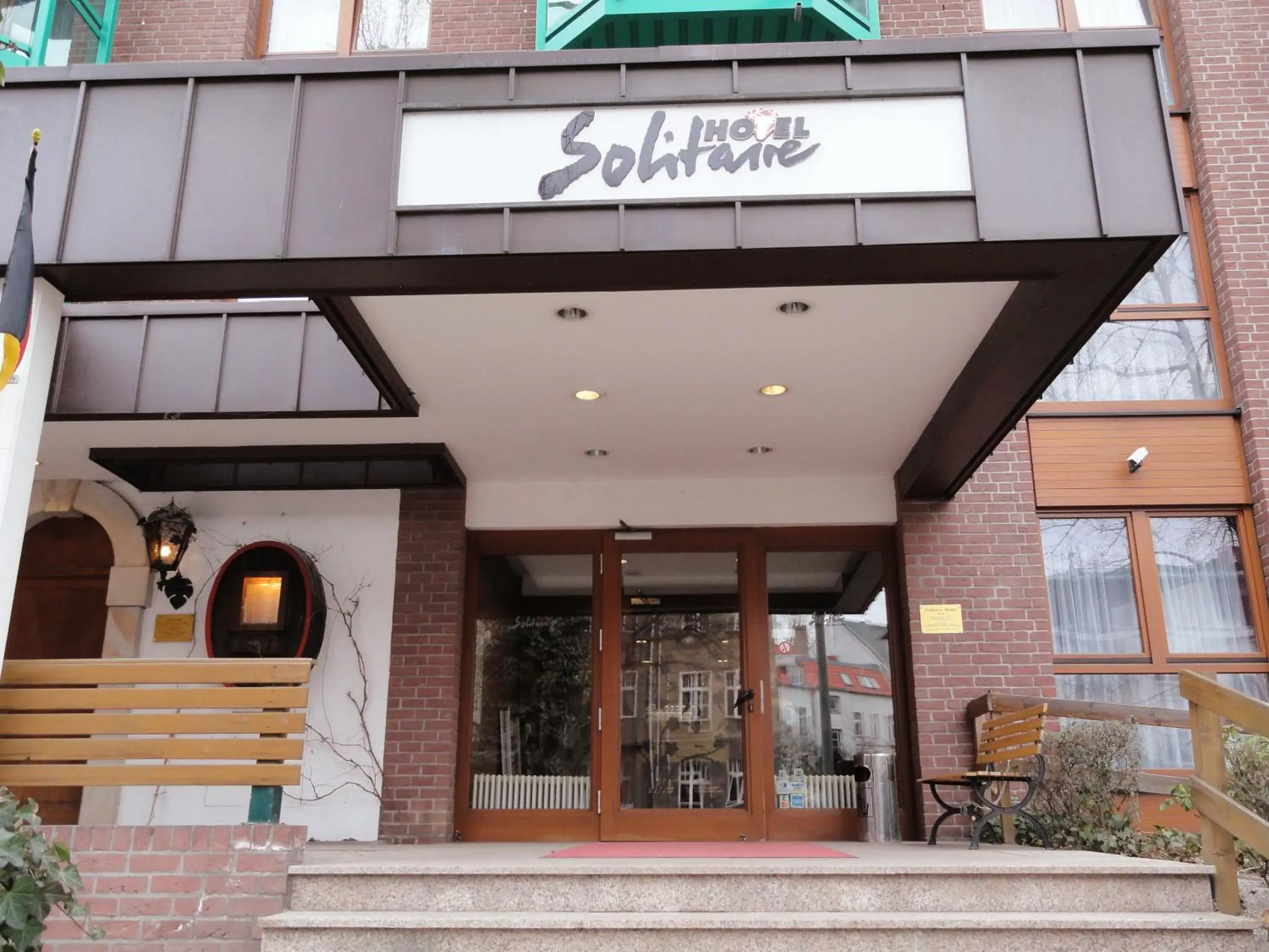 Facade/entrance in Solitaire Hotel