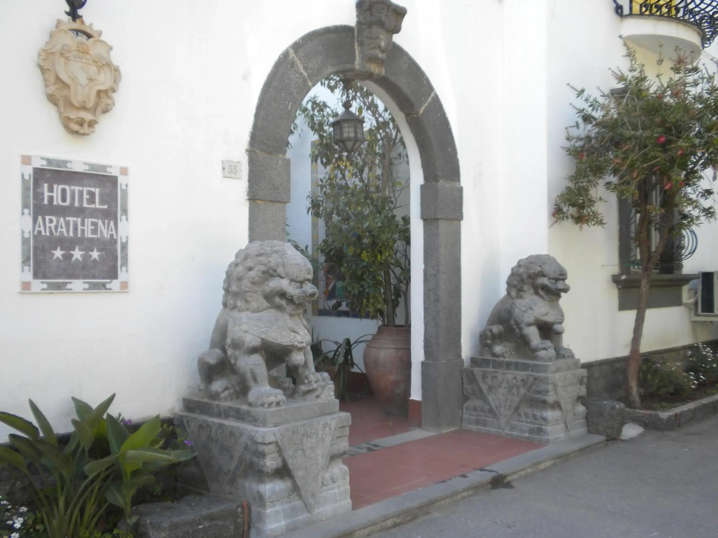 Facade/entrance in Arathena Rocks Hotel
