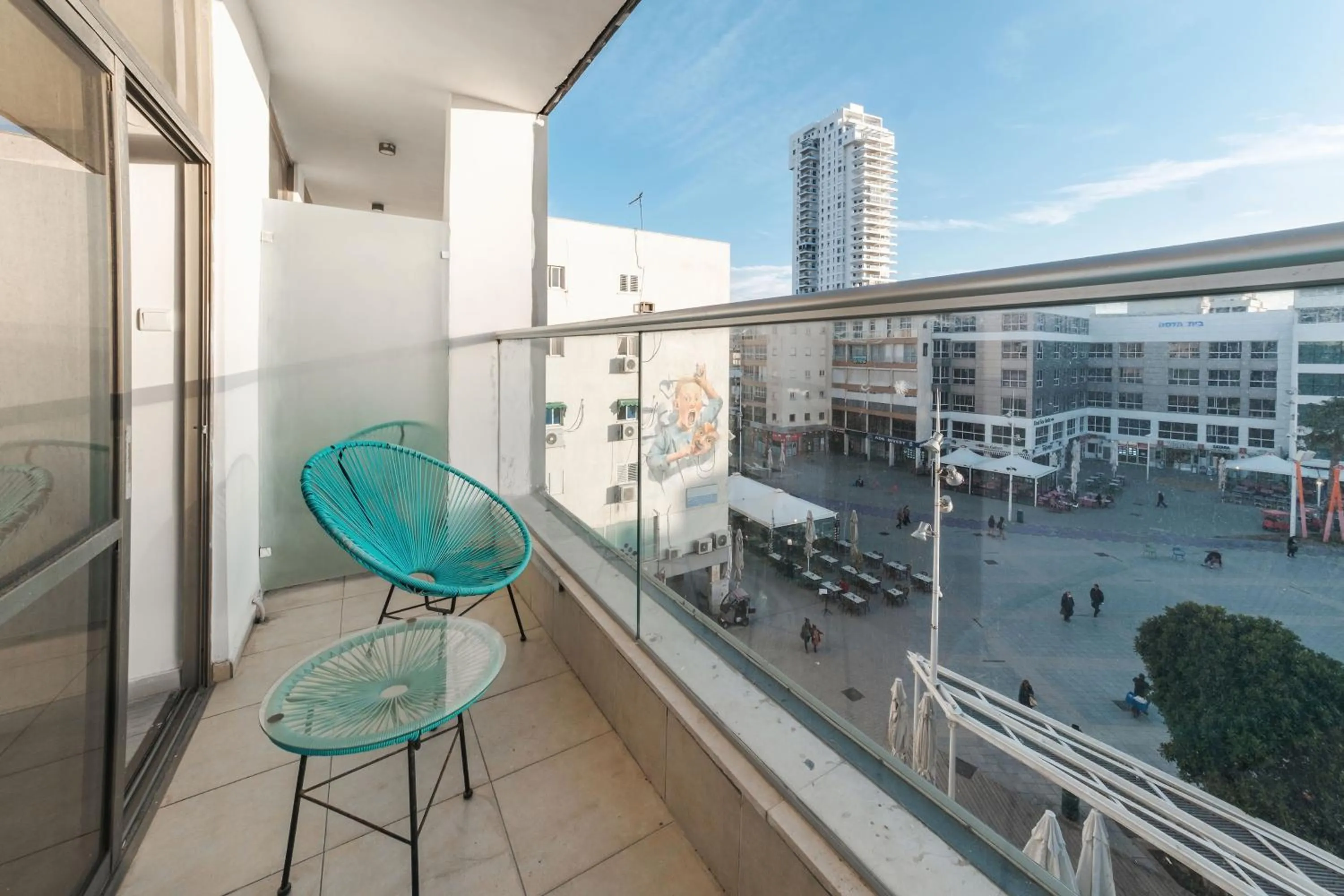 Balcony/Terrace in Kikar Boutique Hotel