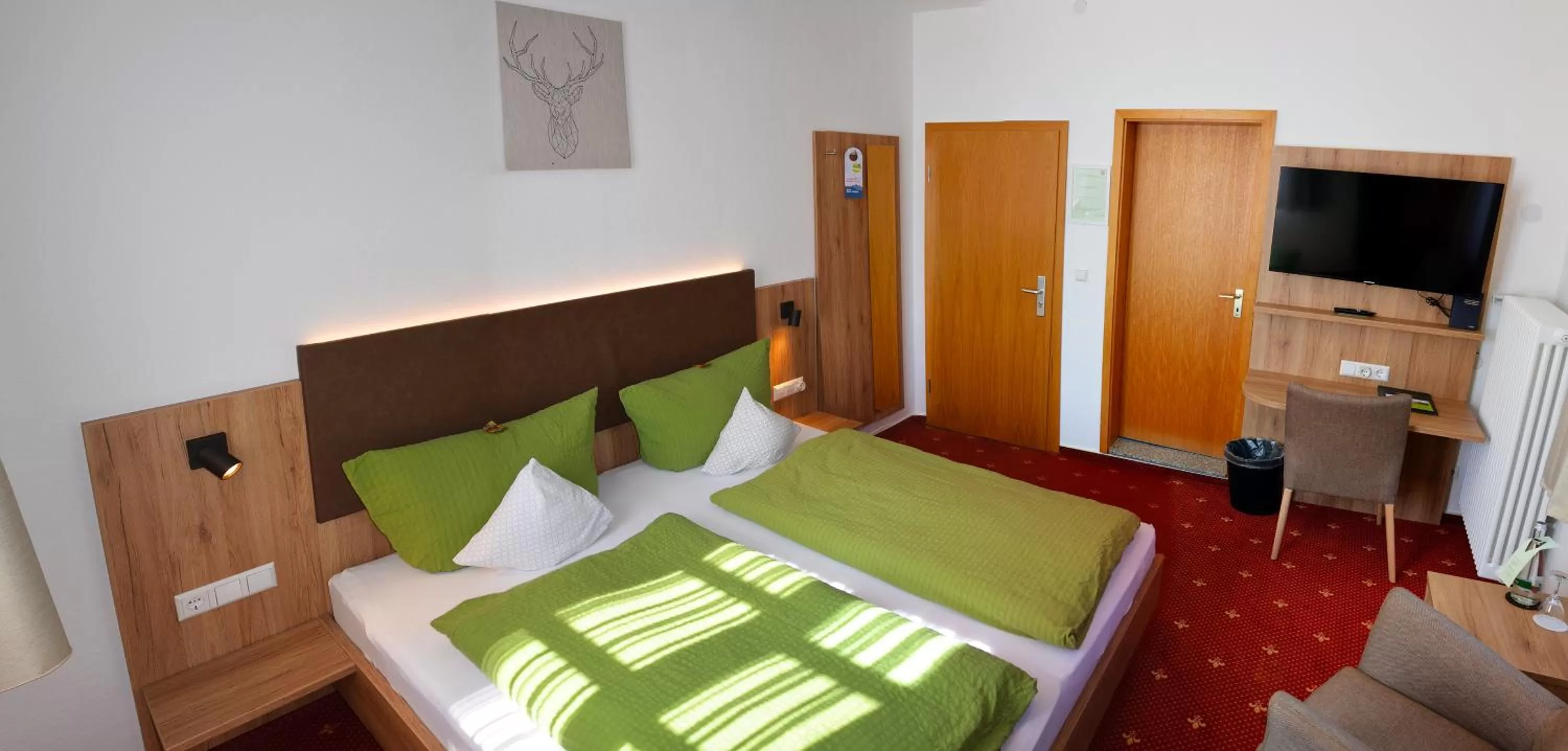 Photo of the whole room, Bed in Gasthof zur Traube