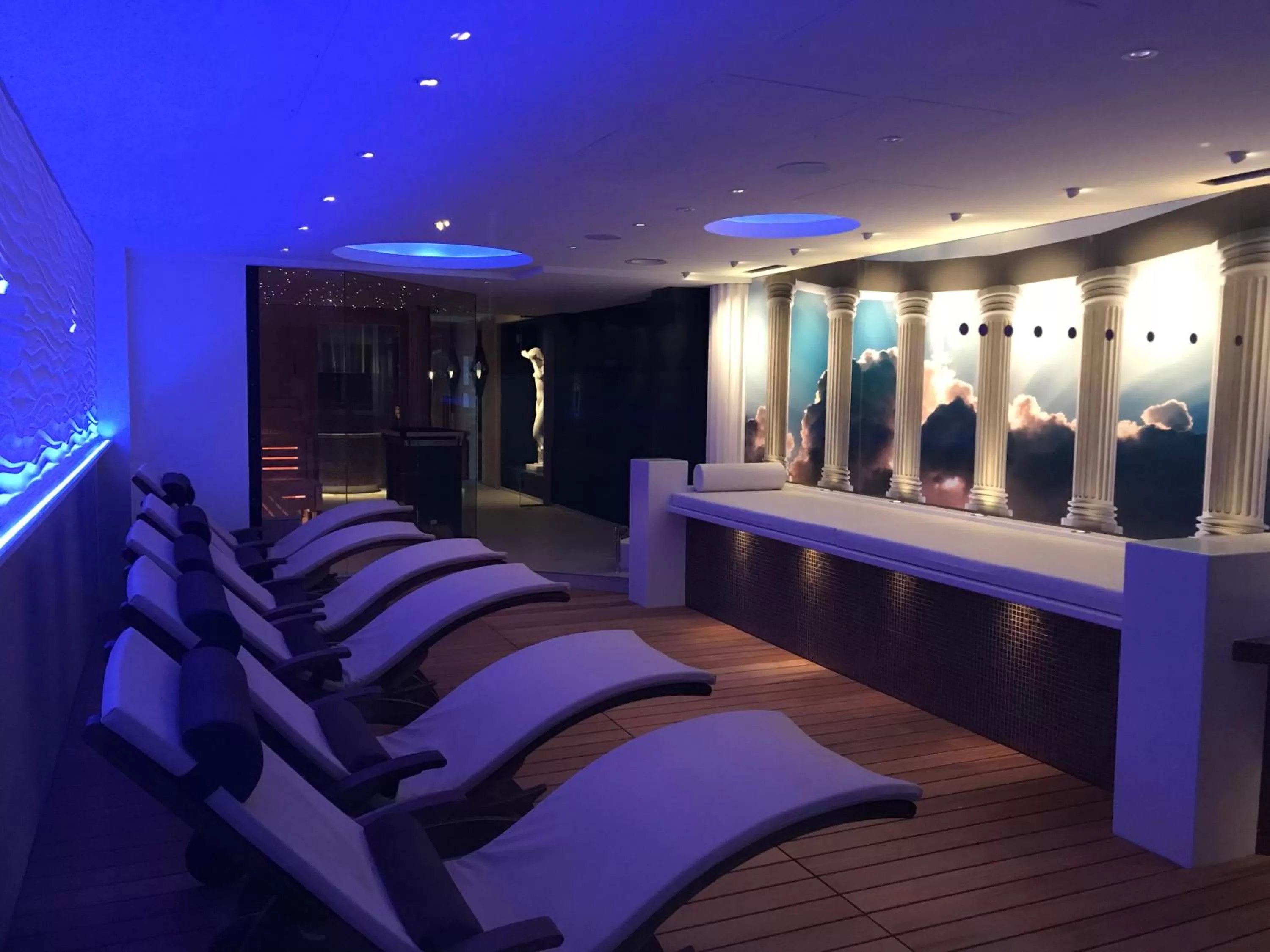 Sauna in Seehotel Pilatus