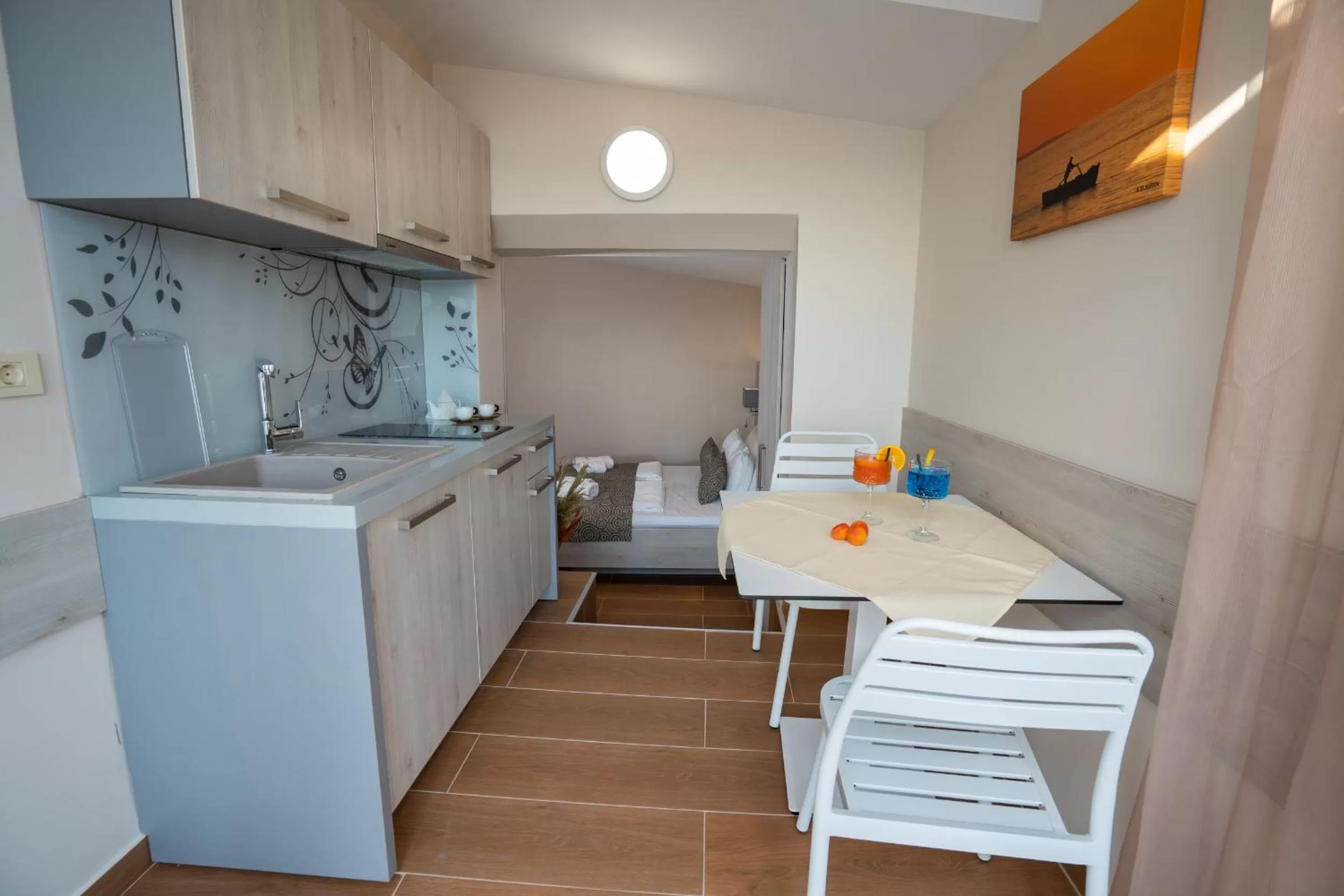 Kitchen or kitchenette in Bed&Breakfast Novalis