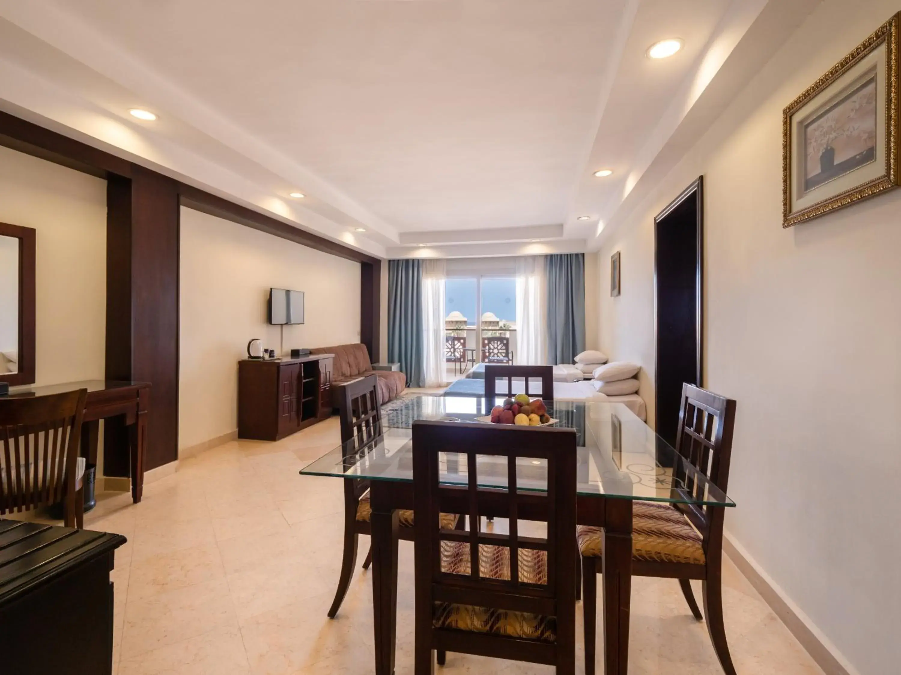 Living room, Dining Area in Serenity Makadi Beach