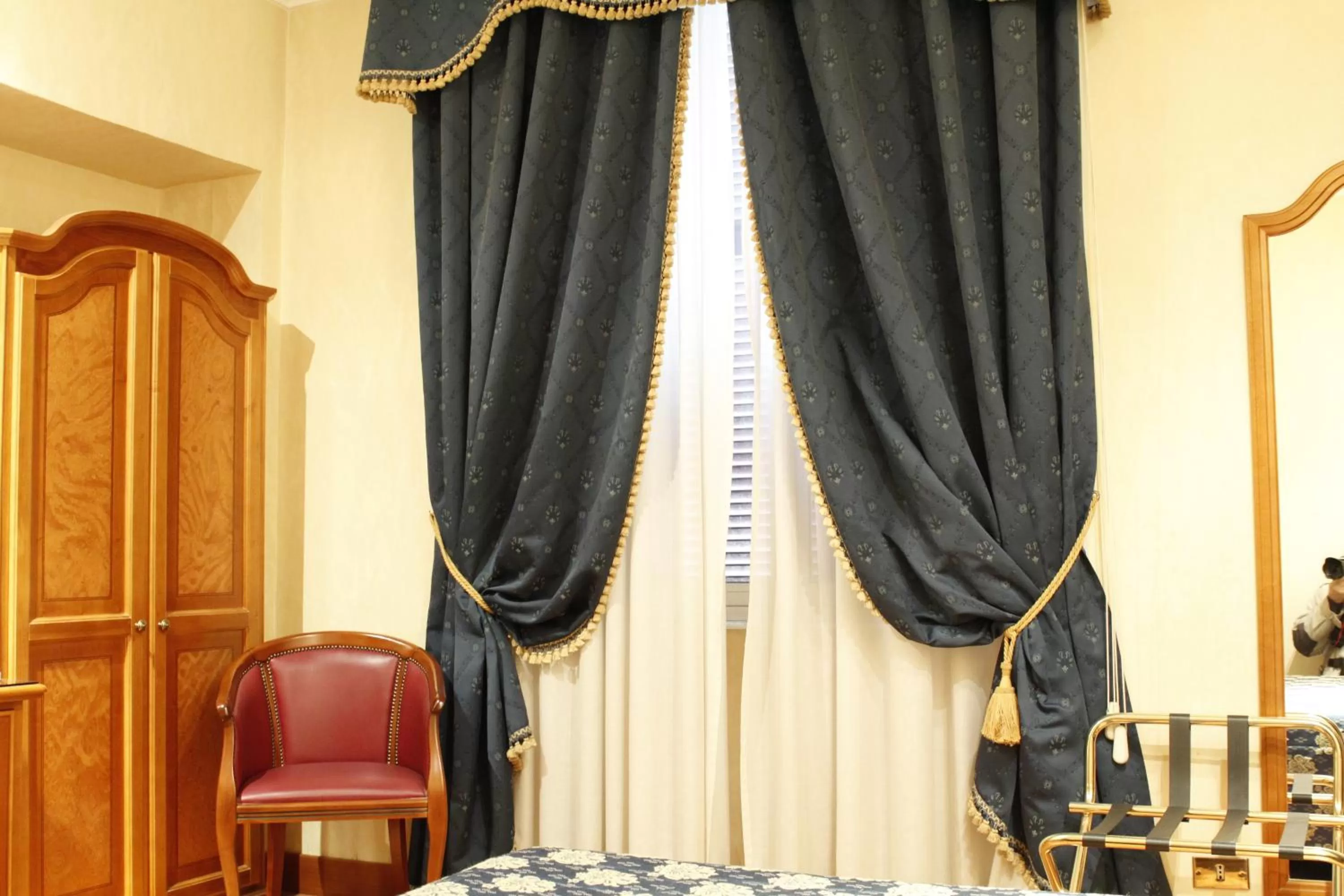 Decorative detail, Bed in Hotel Genio