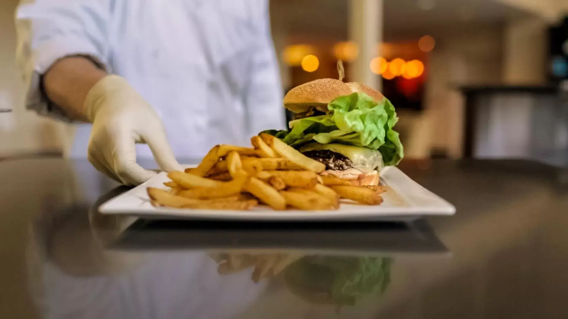 Food close-up in Cupertino Hotel Food close-up in Cupertino Hotel