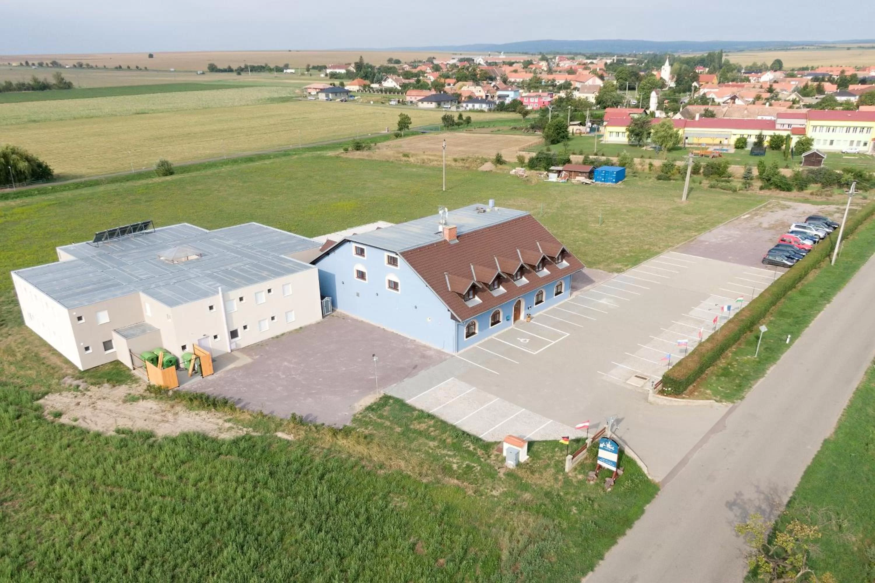 Bird's eye view in La Port