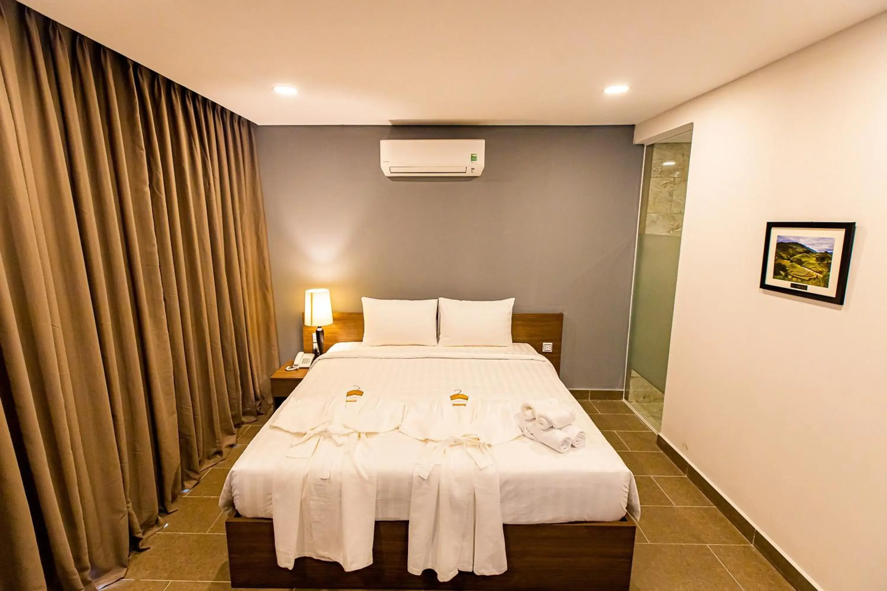 Bed in BAYYA HOTEL PHU QUOC