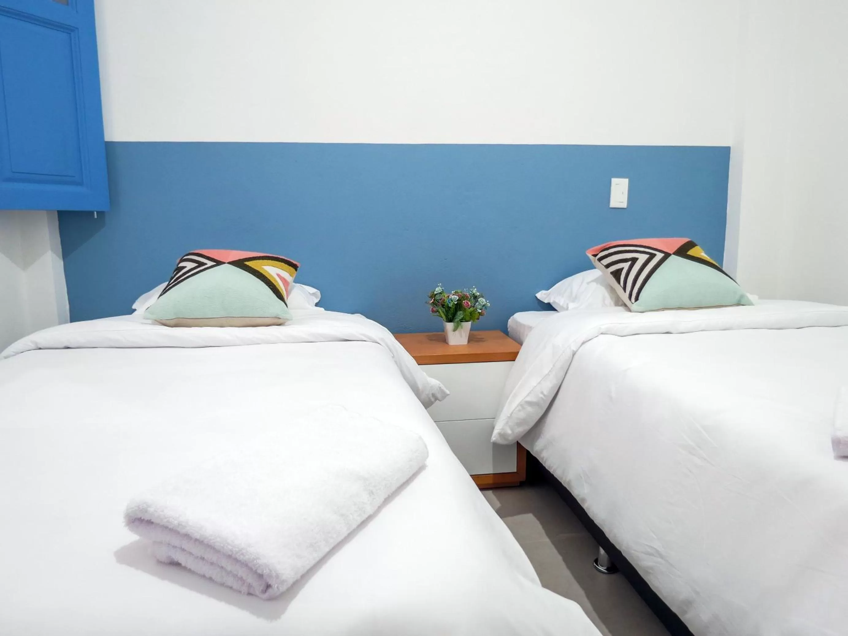 Bed in Hotel Azulado Jericó