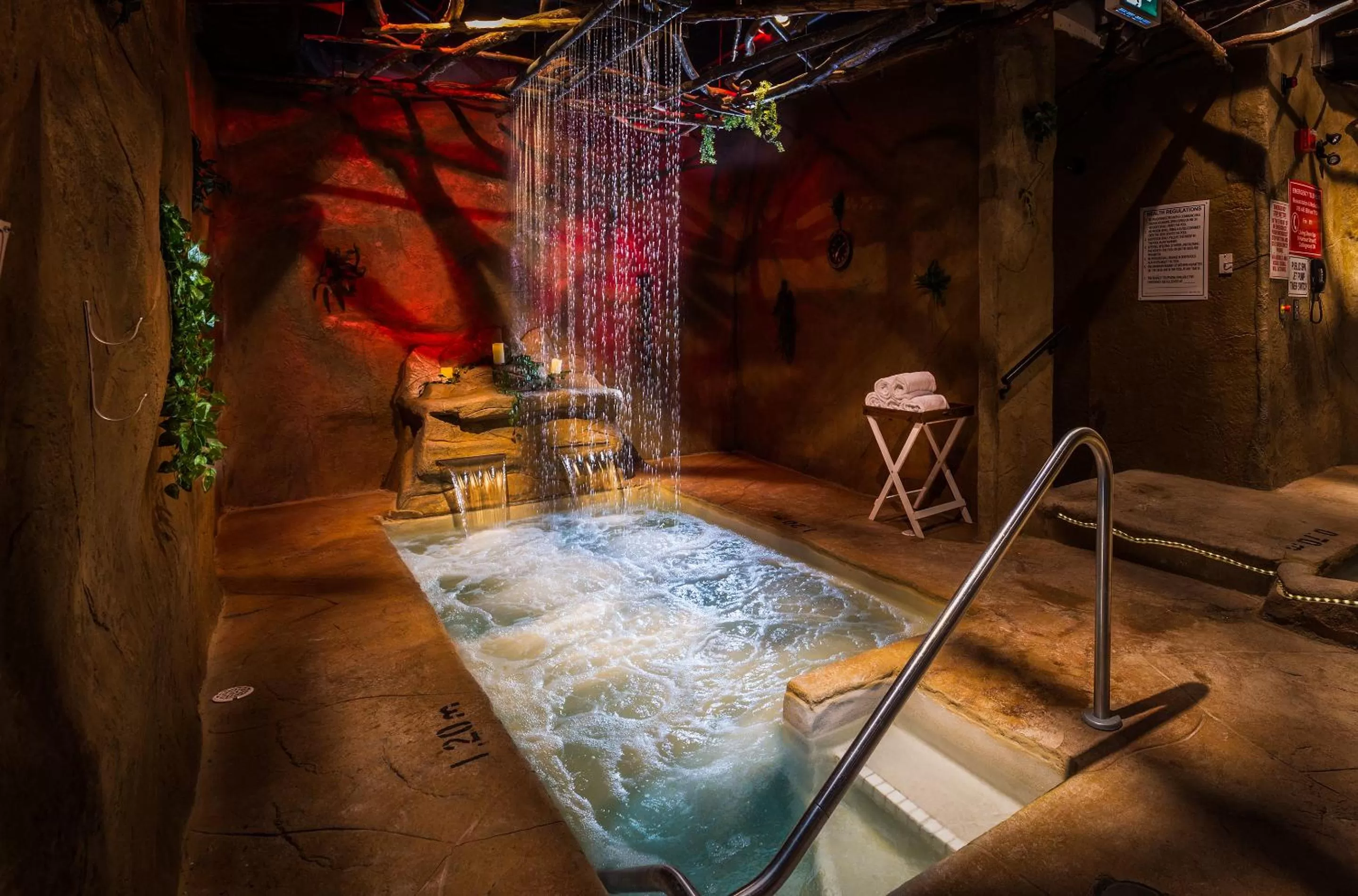 Hot Spring Bath in Living Water Resort & Spa