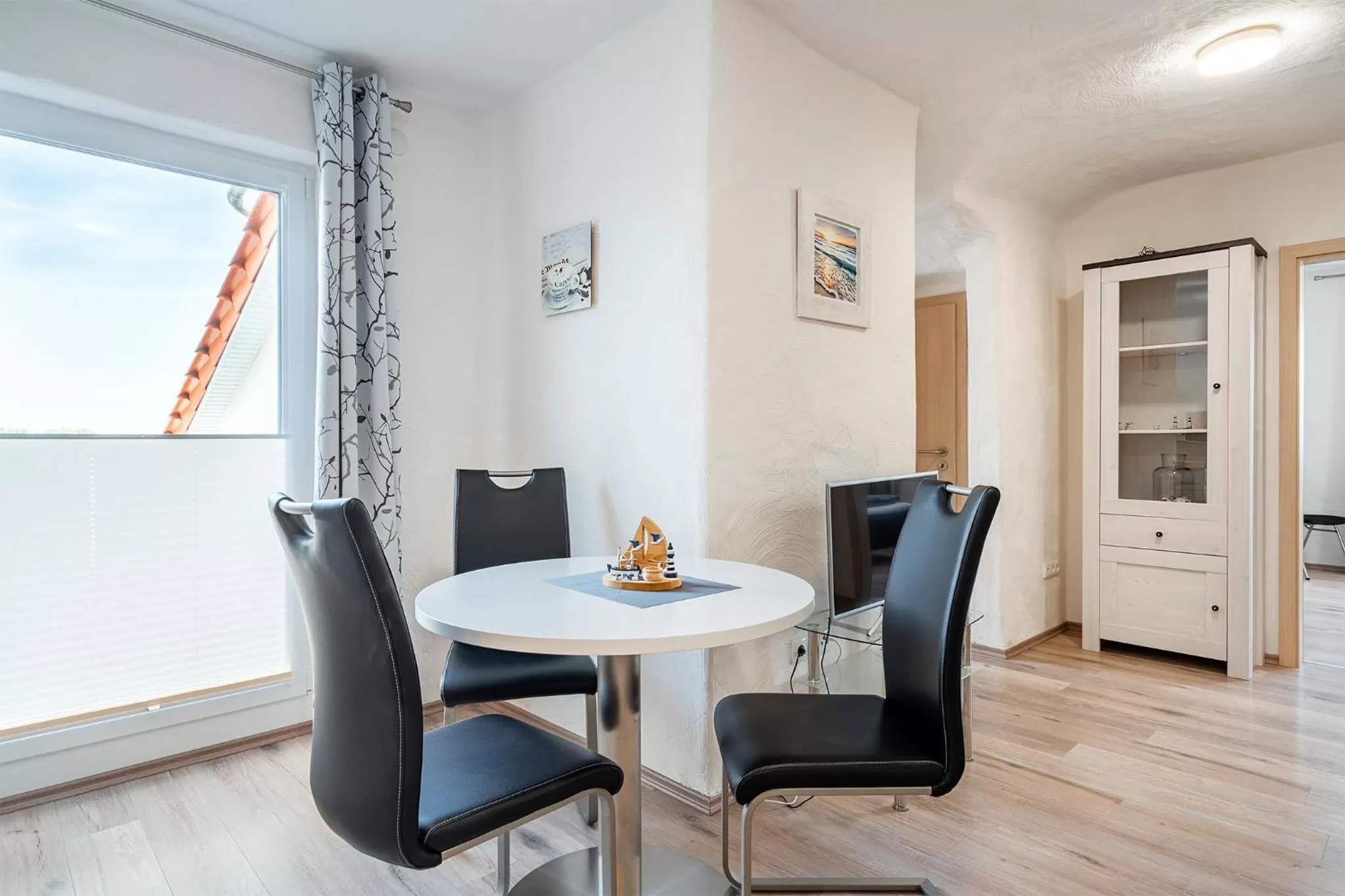 Living room in Villa Moorstern am Badesee Tannenhausen